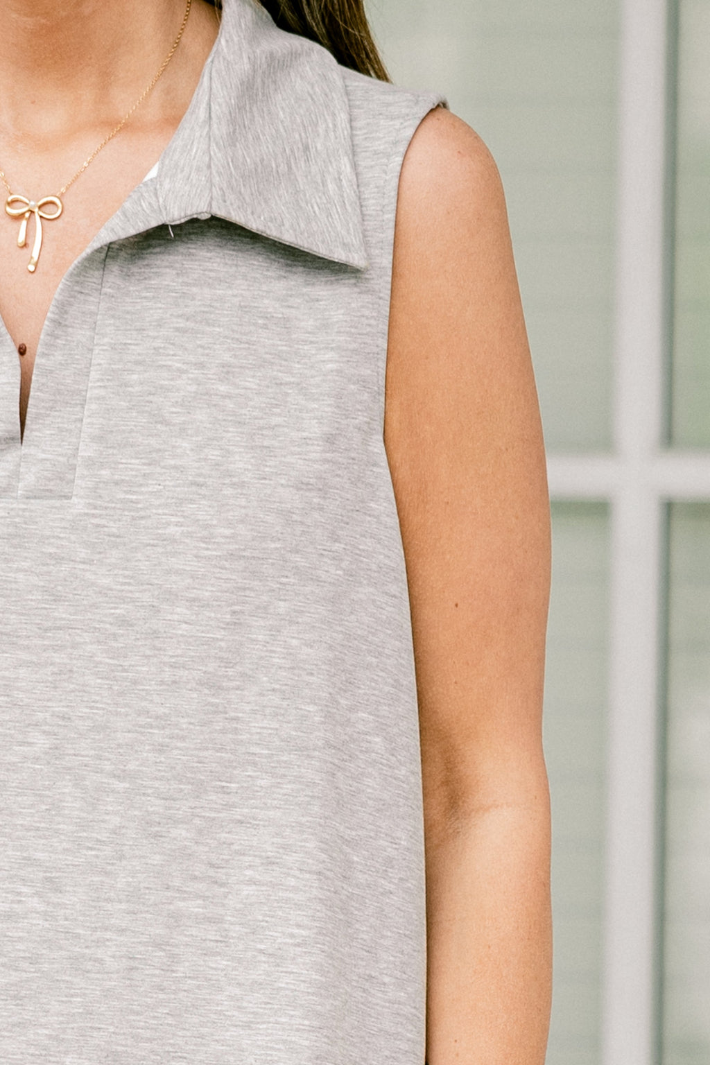 Just Go With It Dress, Heather Grey