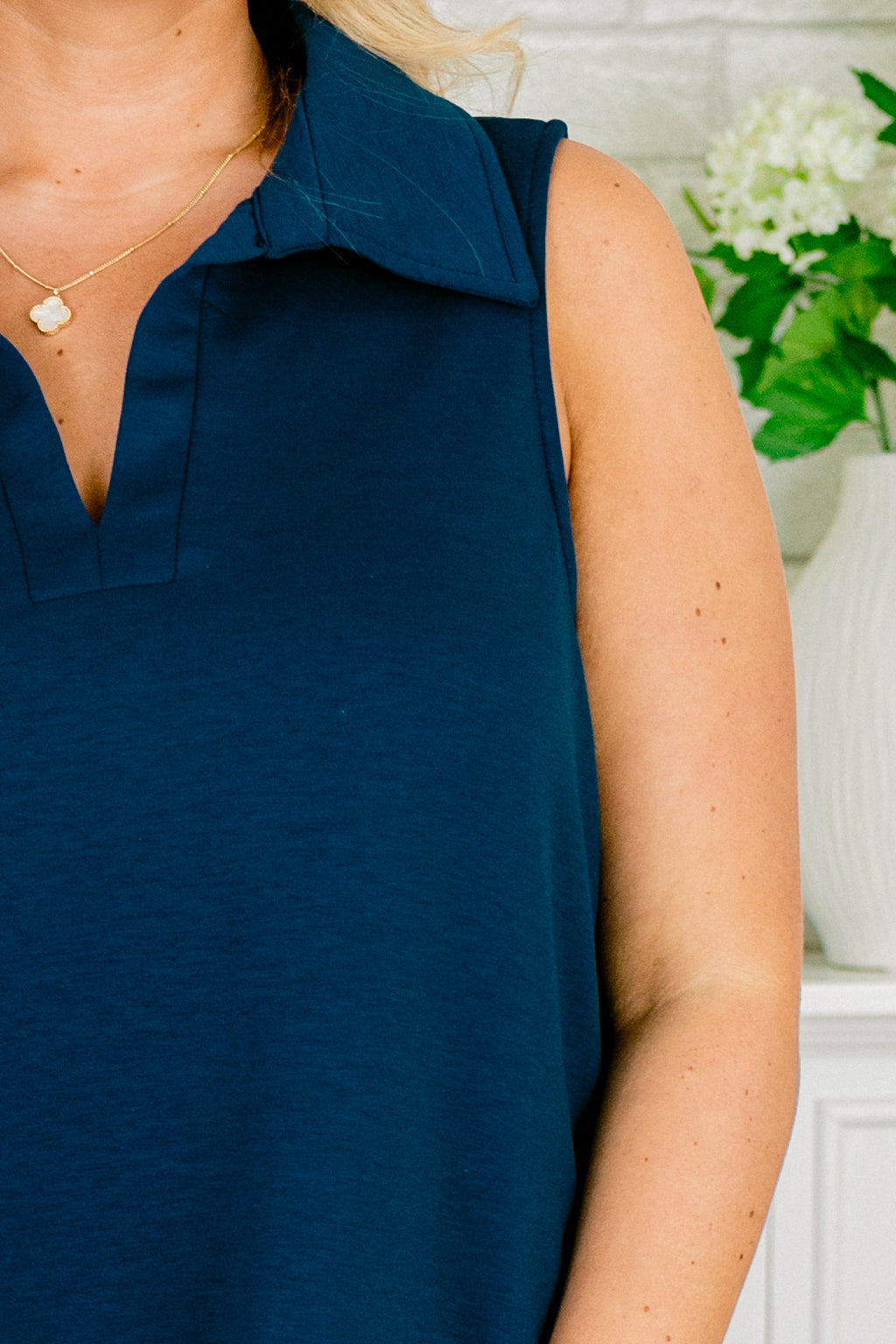Just Go With It Dress, Azure Navy