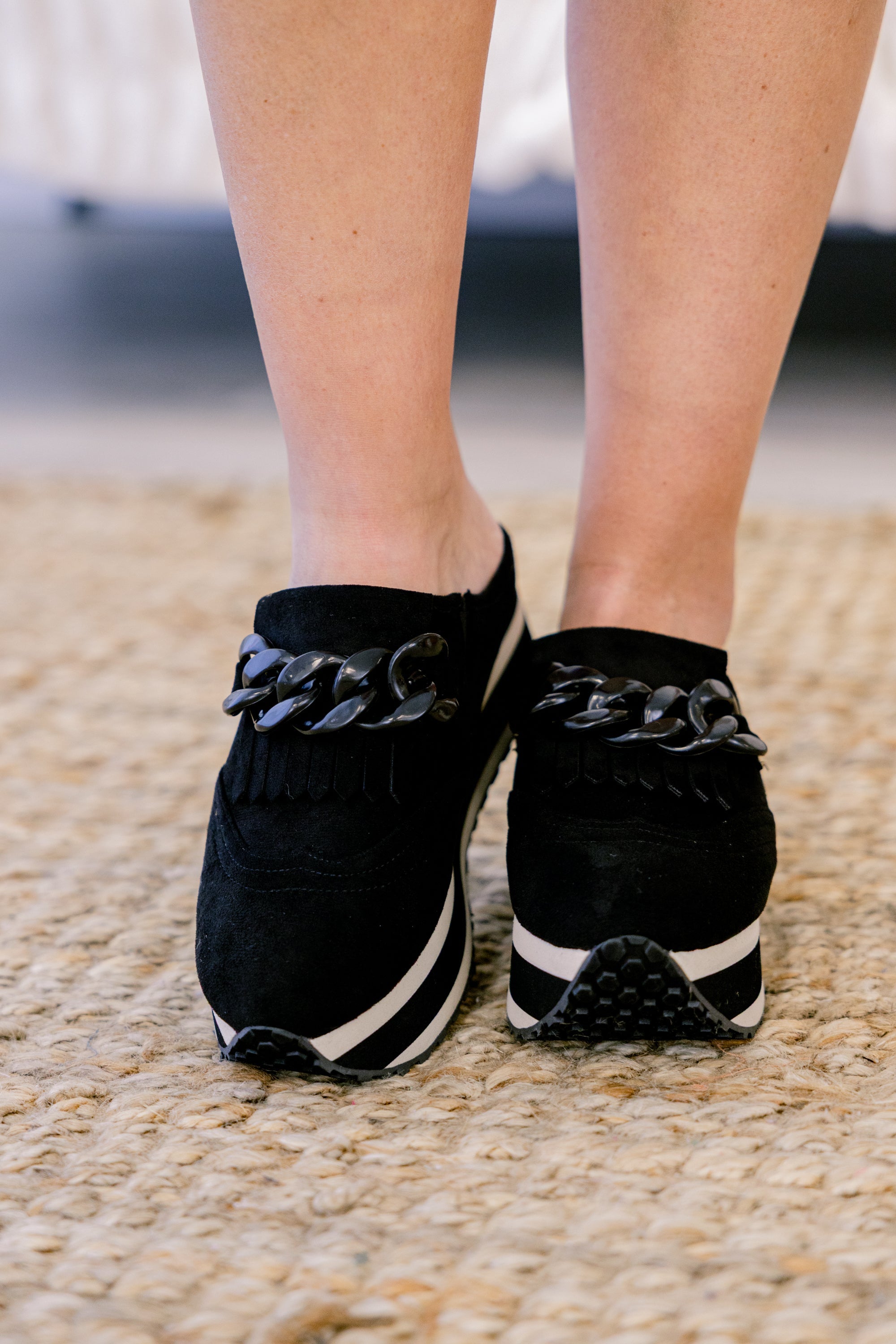 Just Got Back Sneakers, Black