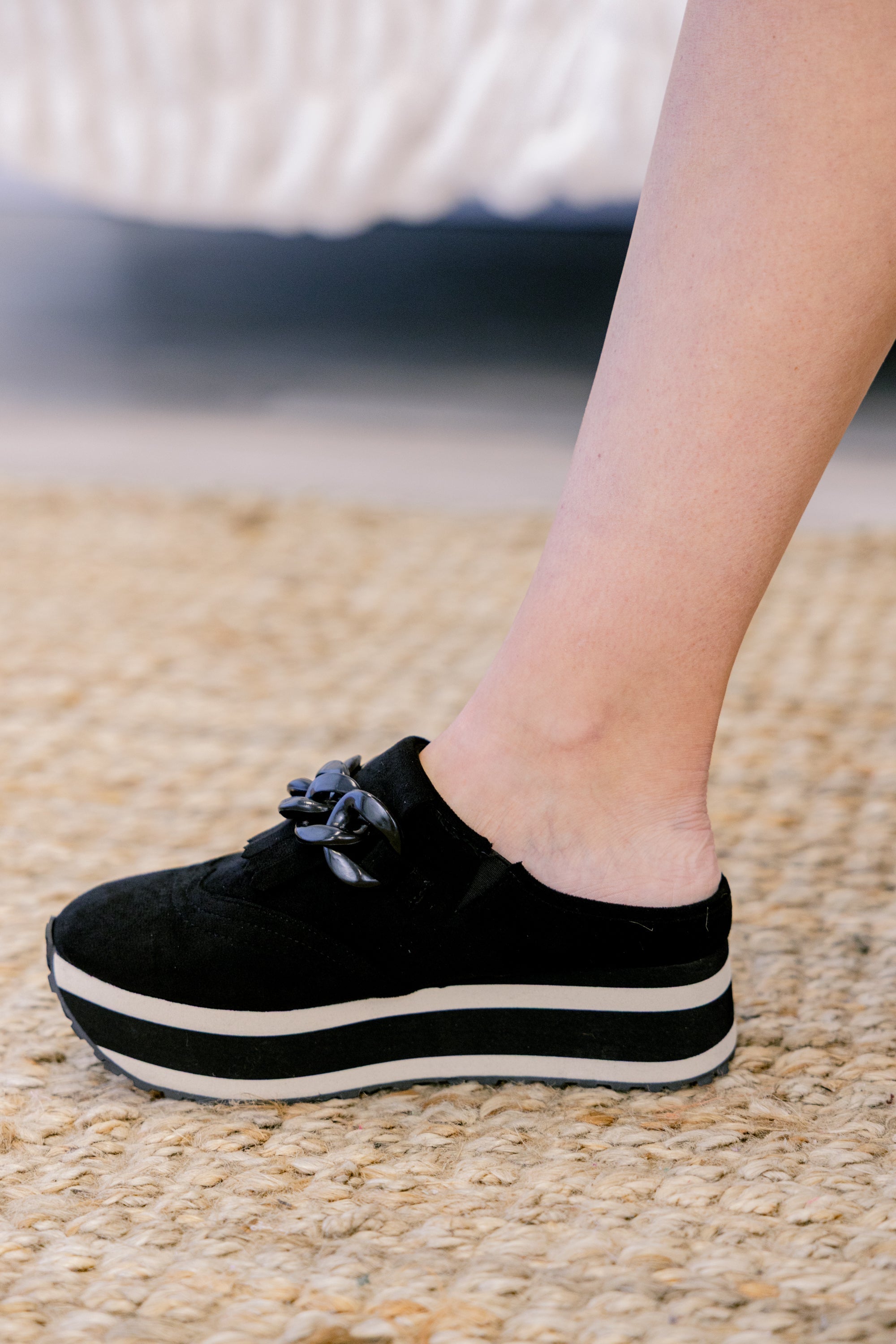 Just Got Back Sneakers, Black