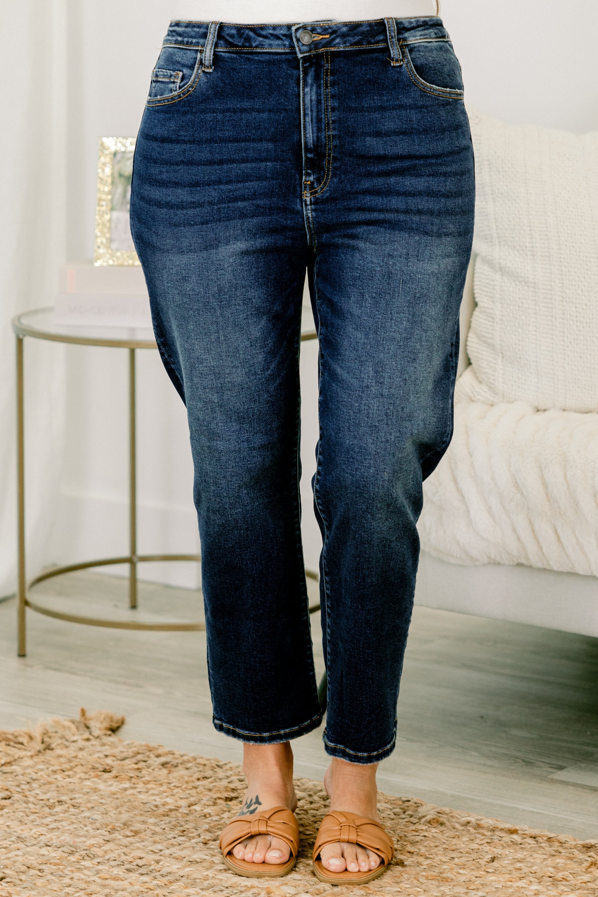 Just Like Fate Jeans, Dark Wash