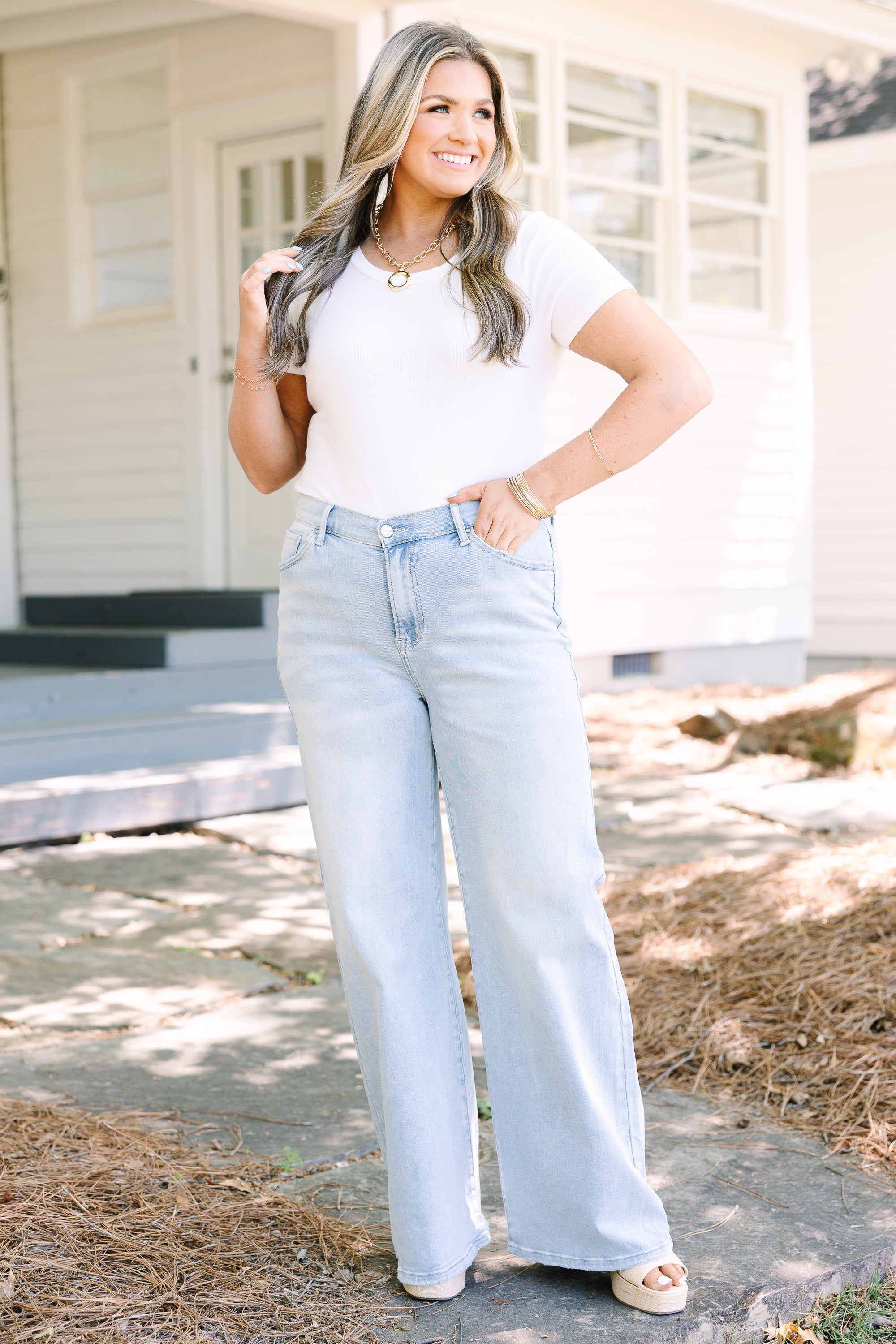 Just Like Me Jeans, Light Wash