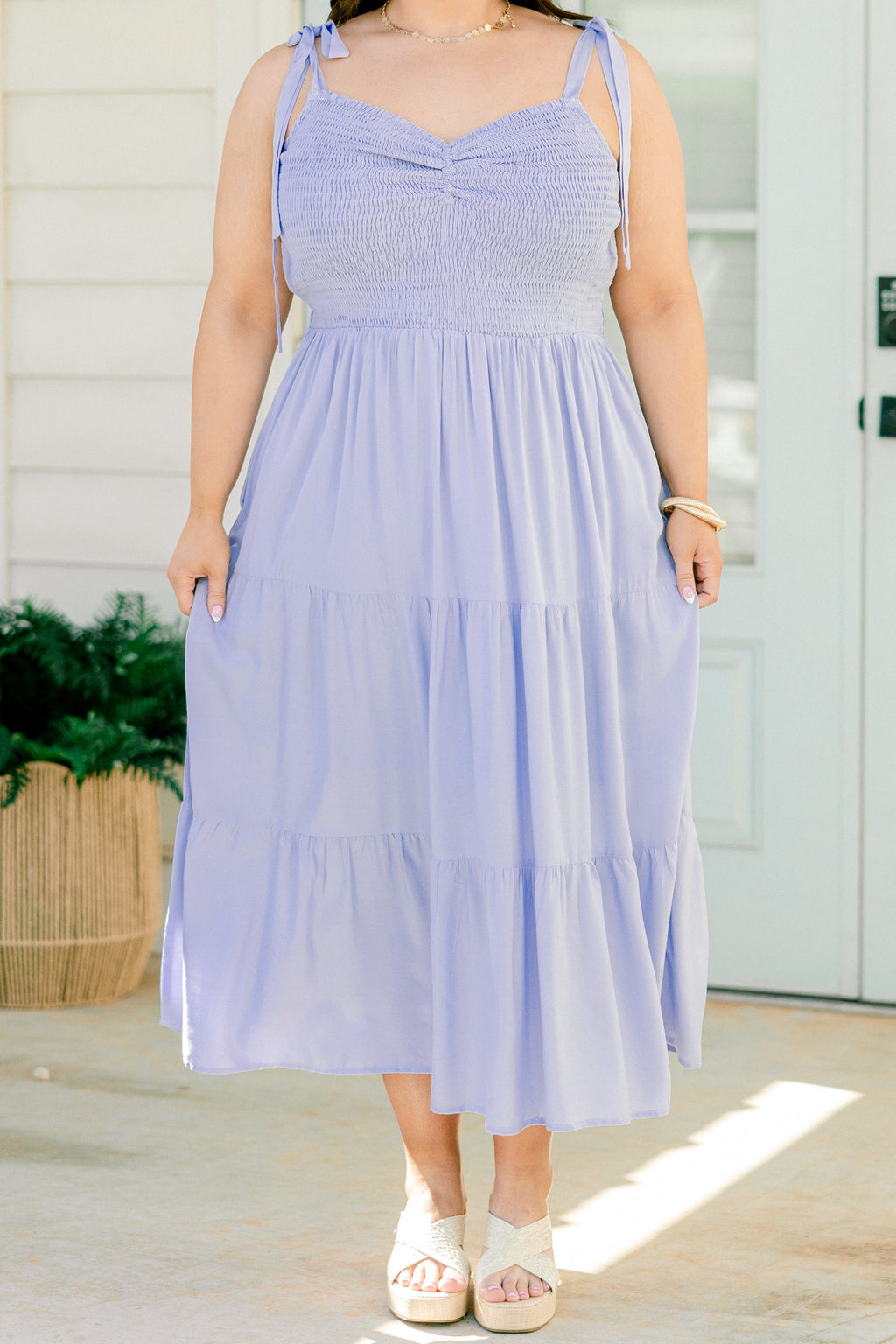 Just My Luck Dress, Sky