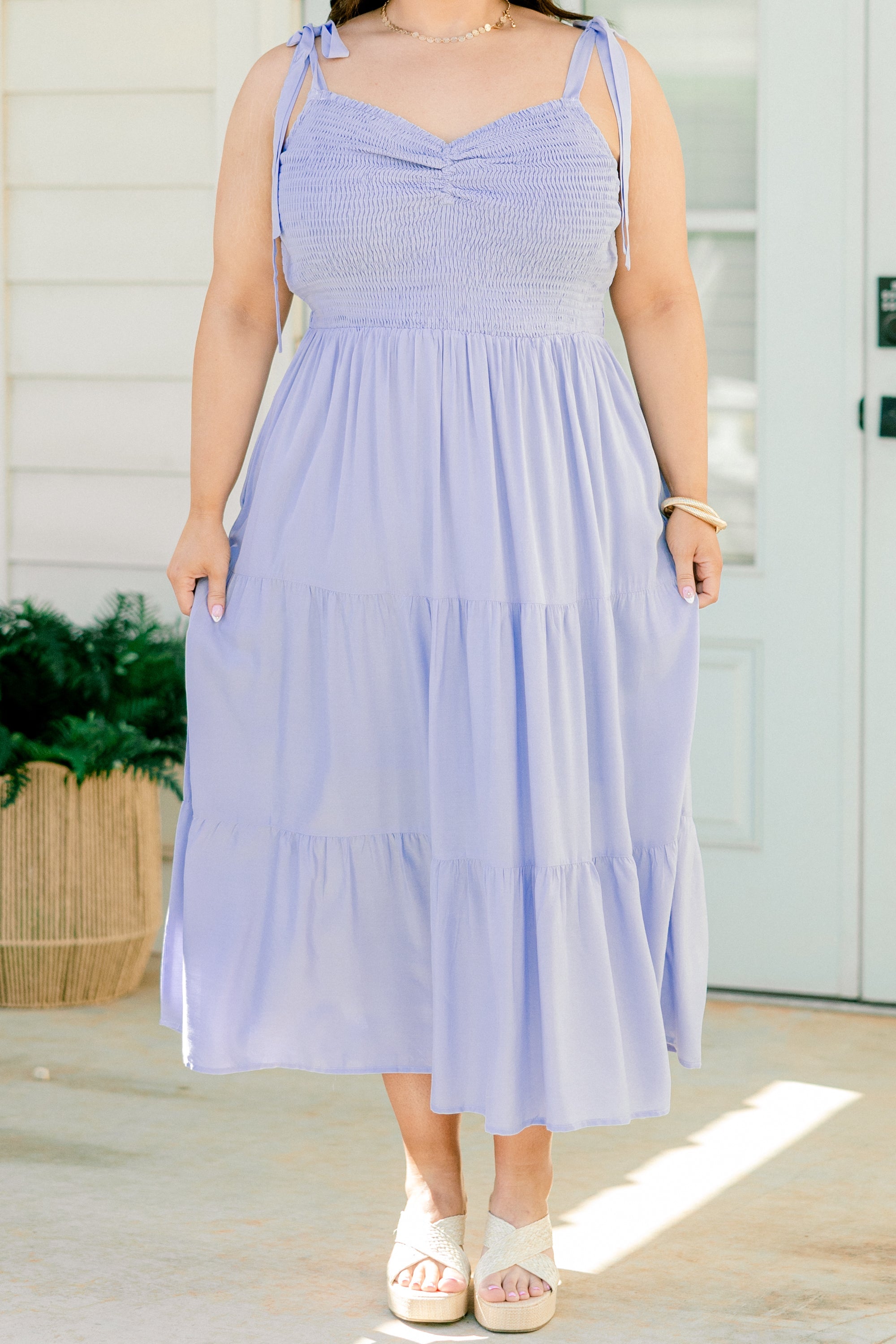 Just My Luck Dress, Sky