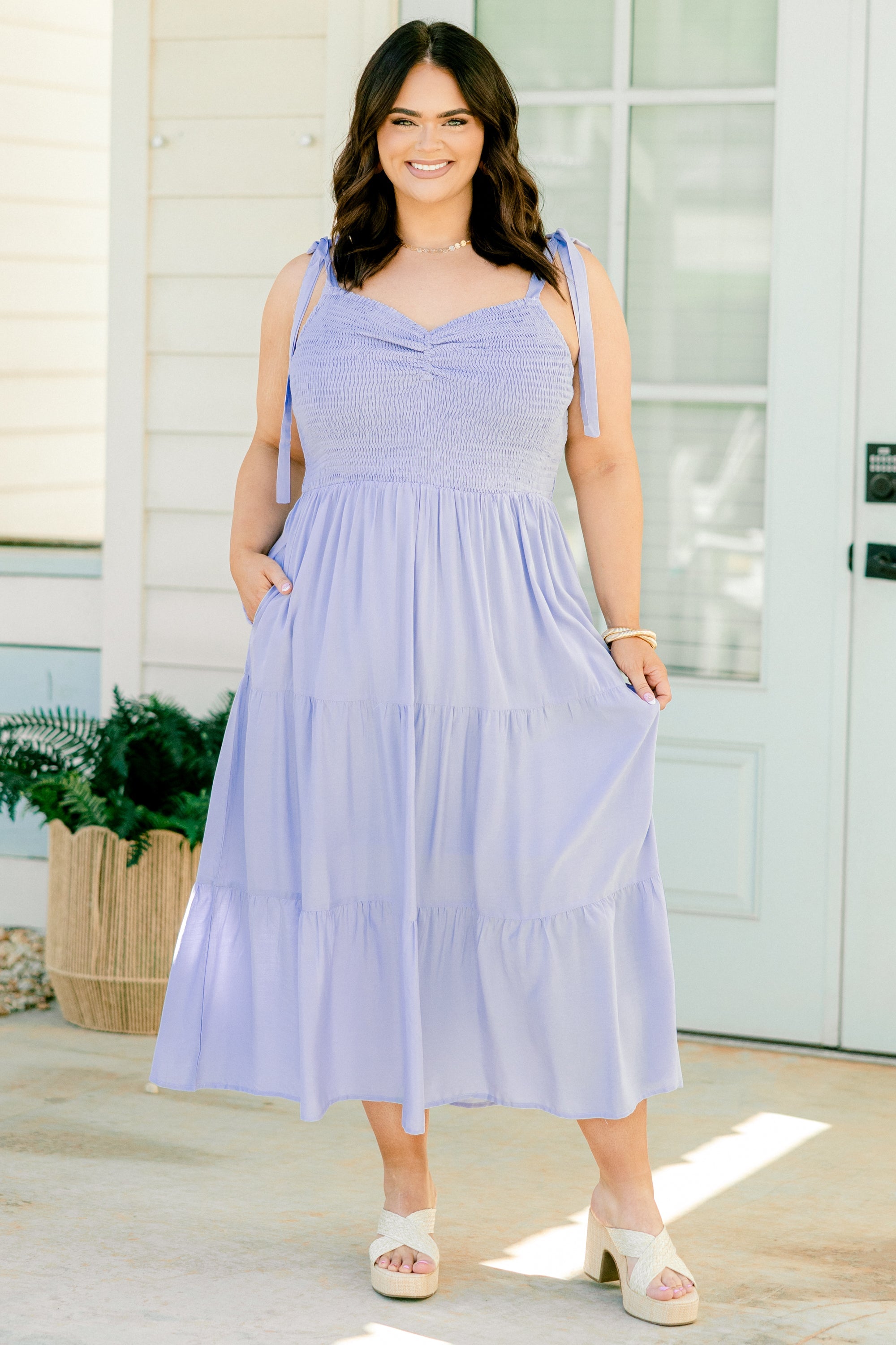Just My Luck Dress, Sky
