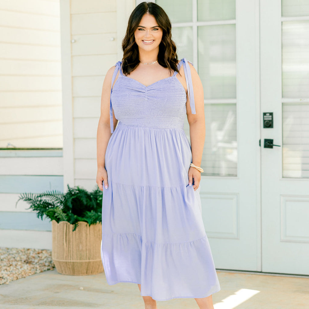 Just My Luck Dress, Sky