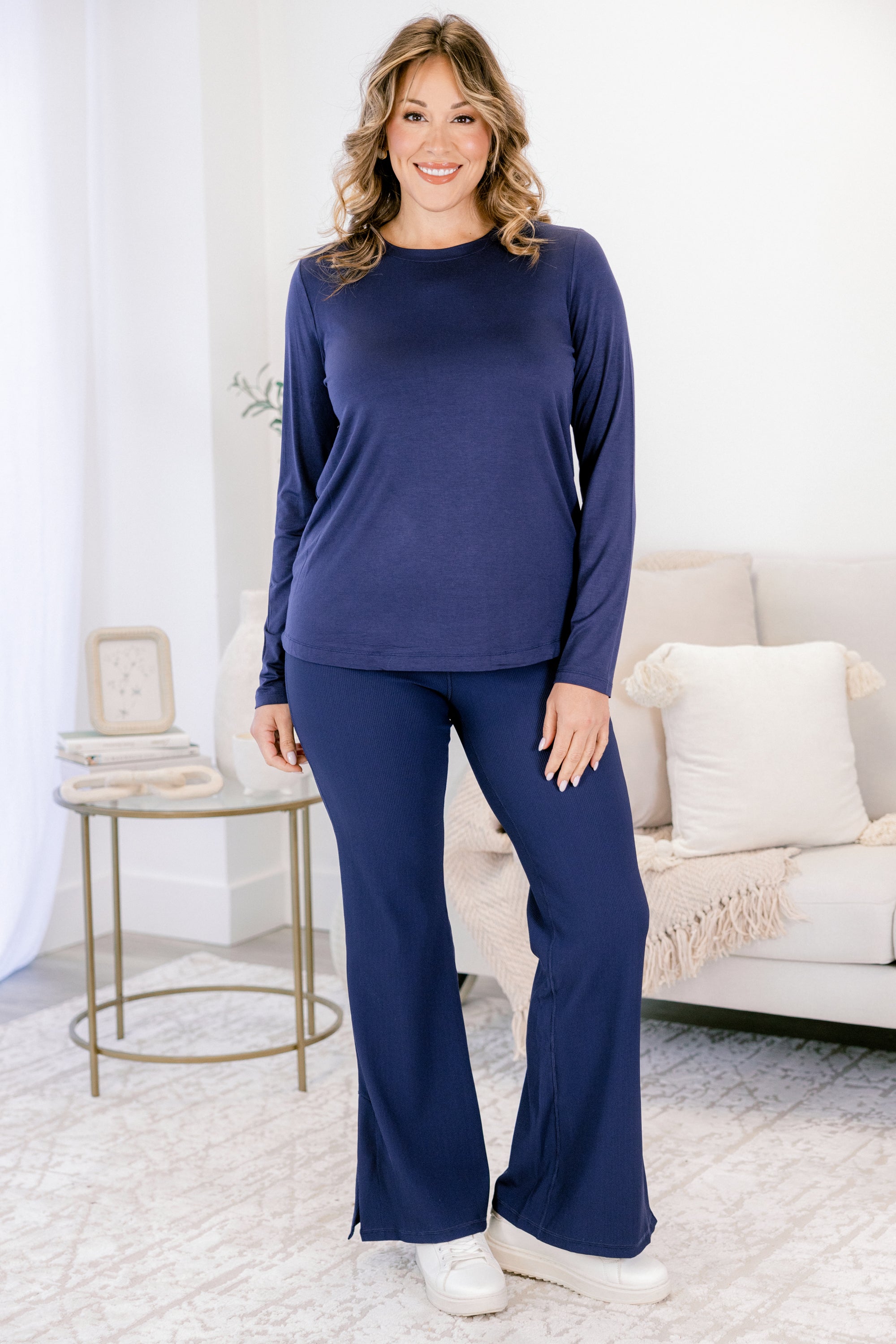 Just My Luck Leggings, Navy