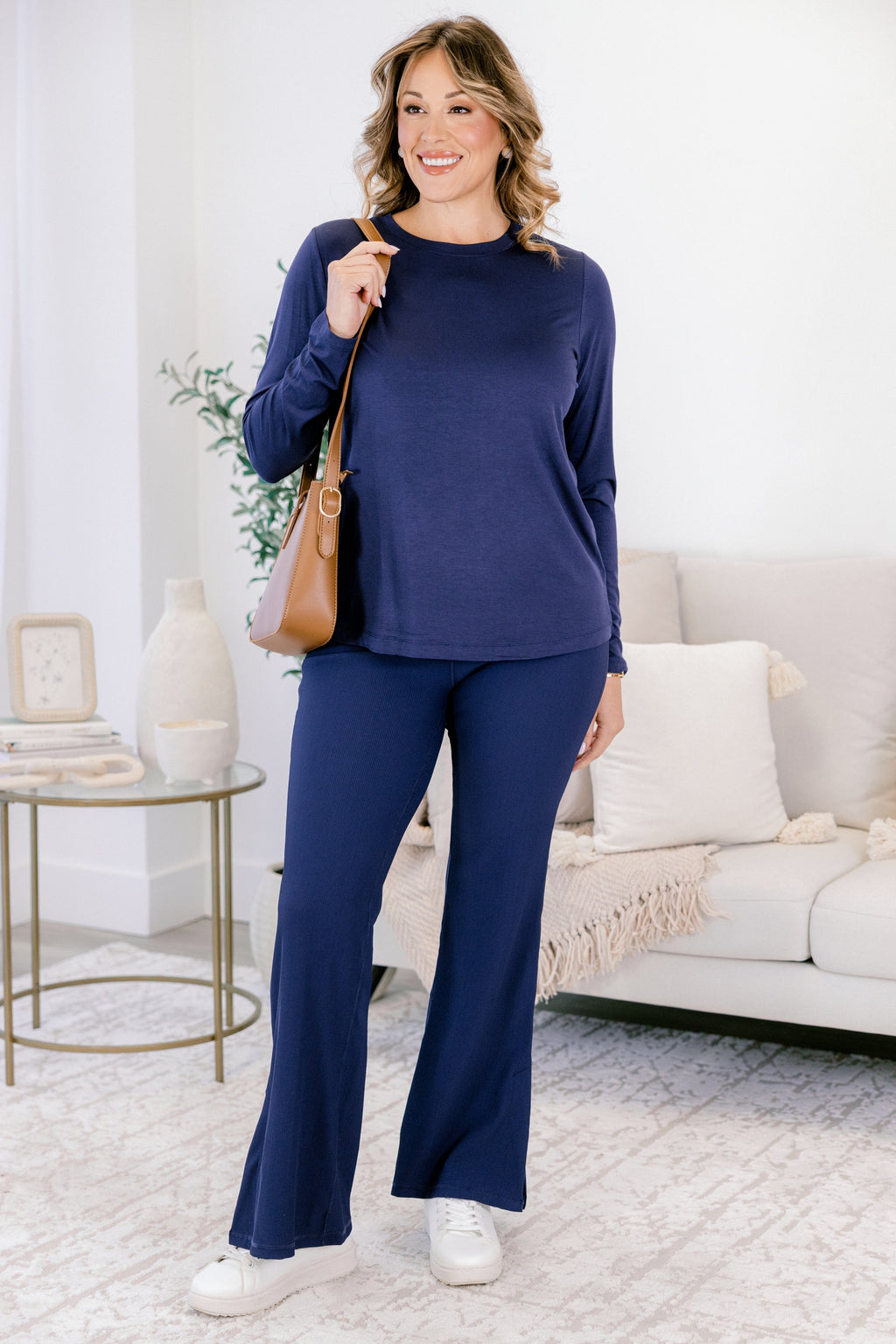 Just My Luck Leggings, Navy