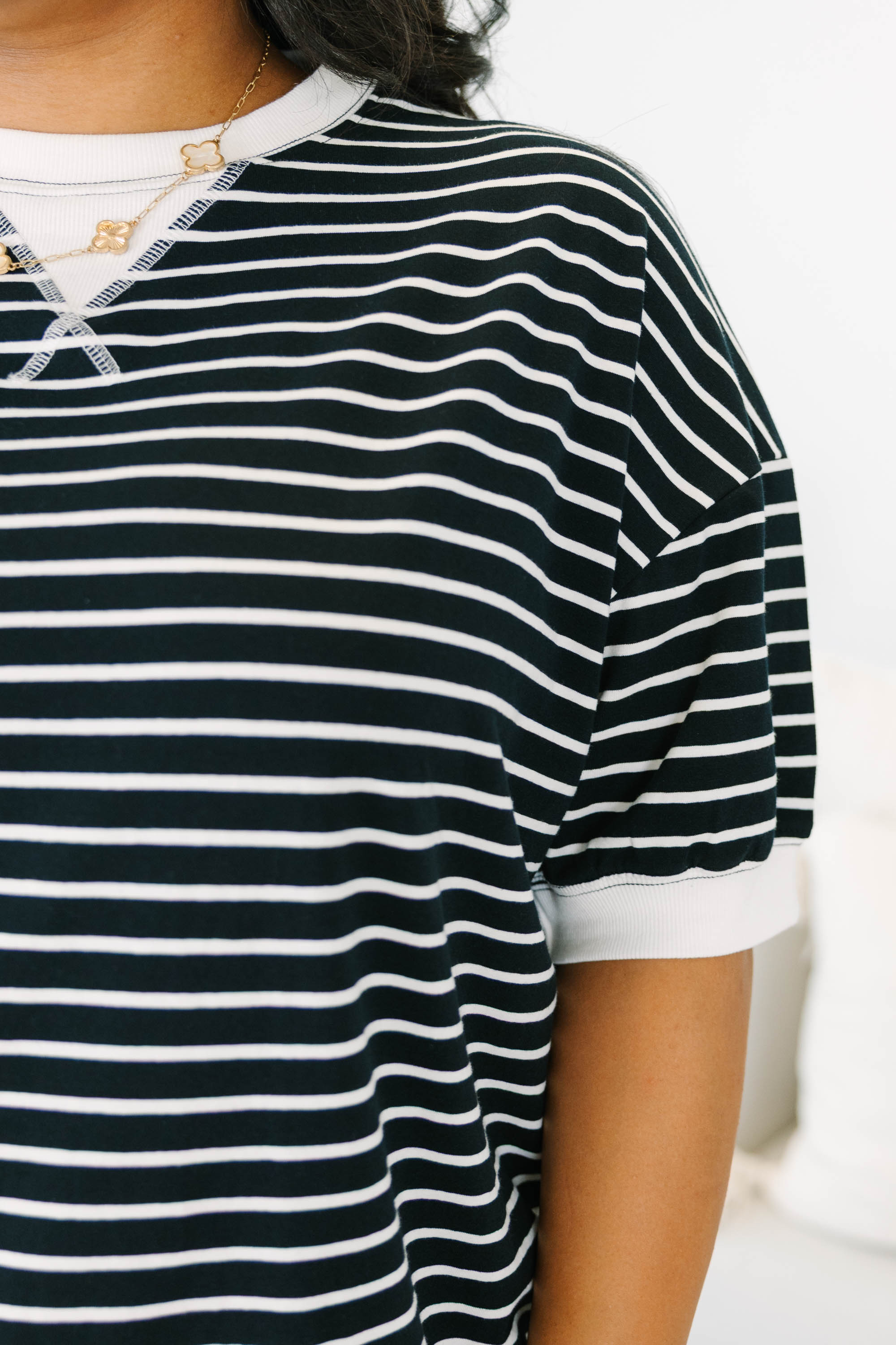 Just Relaxed Top, Black