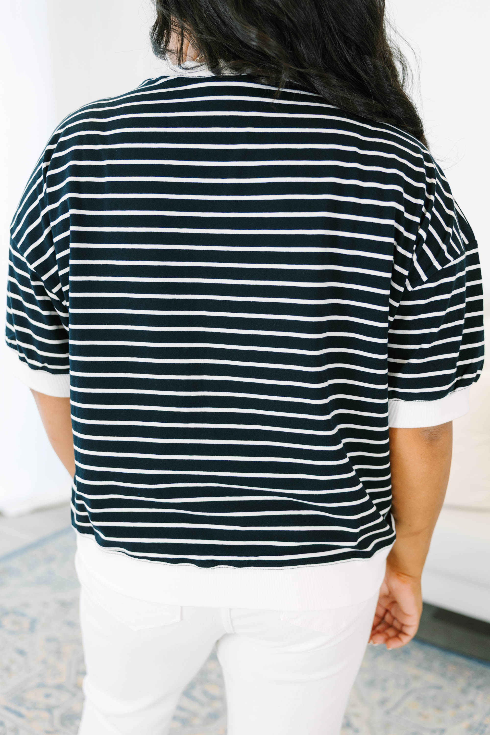 Just Relaxed Top, Black