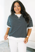 Just Relaxed Top, Black