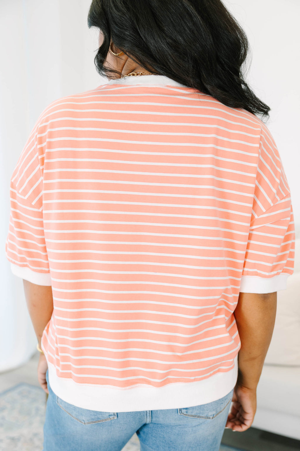 Just Relaxed Top, Coral