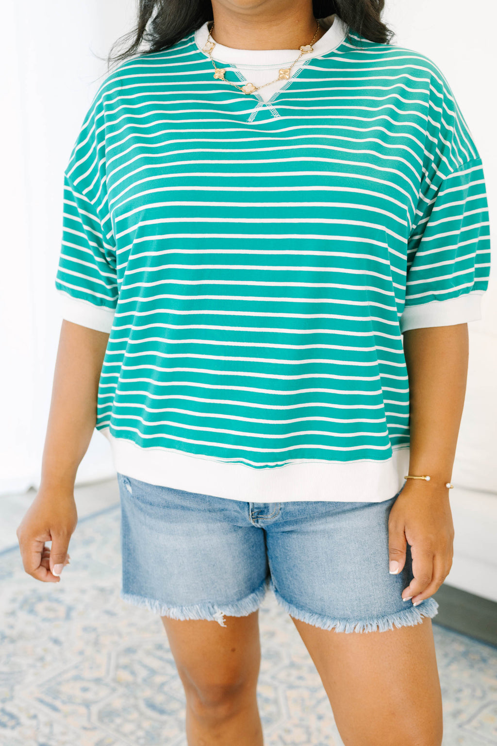 Just Relaxed Top, Green
