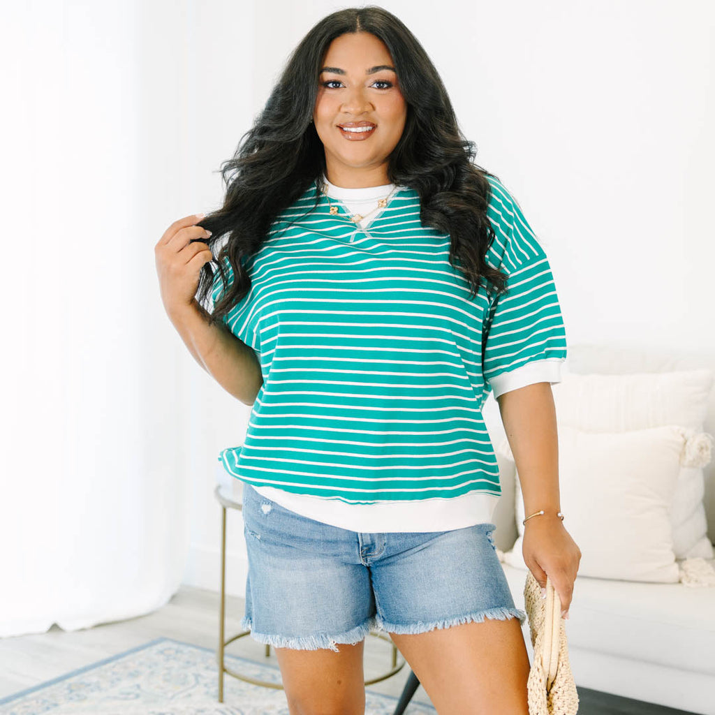 Just Relaxed Top, Green