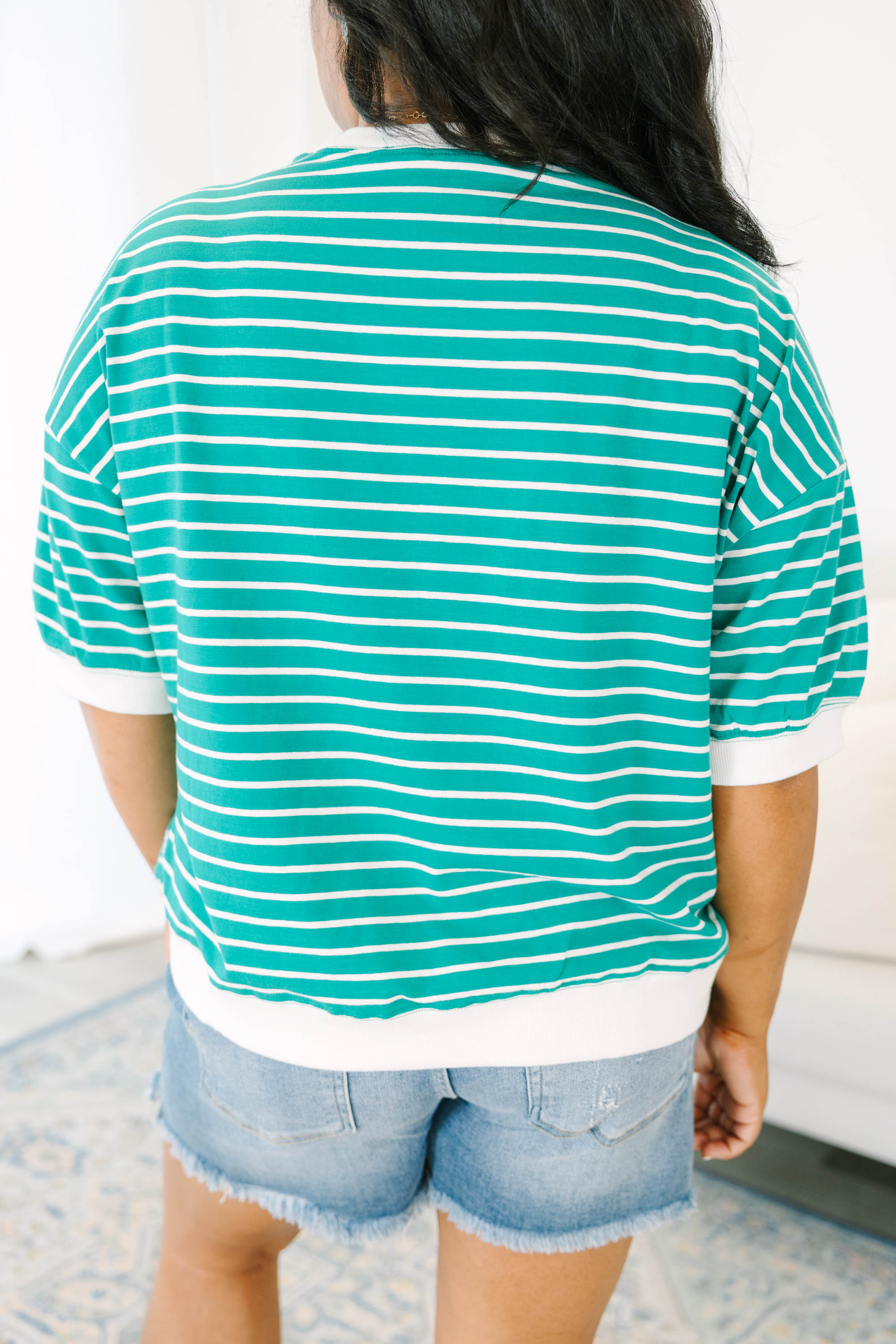 Just Relaxed Top, Green