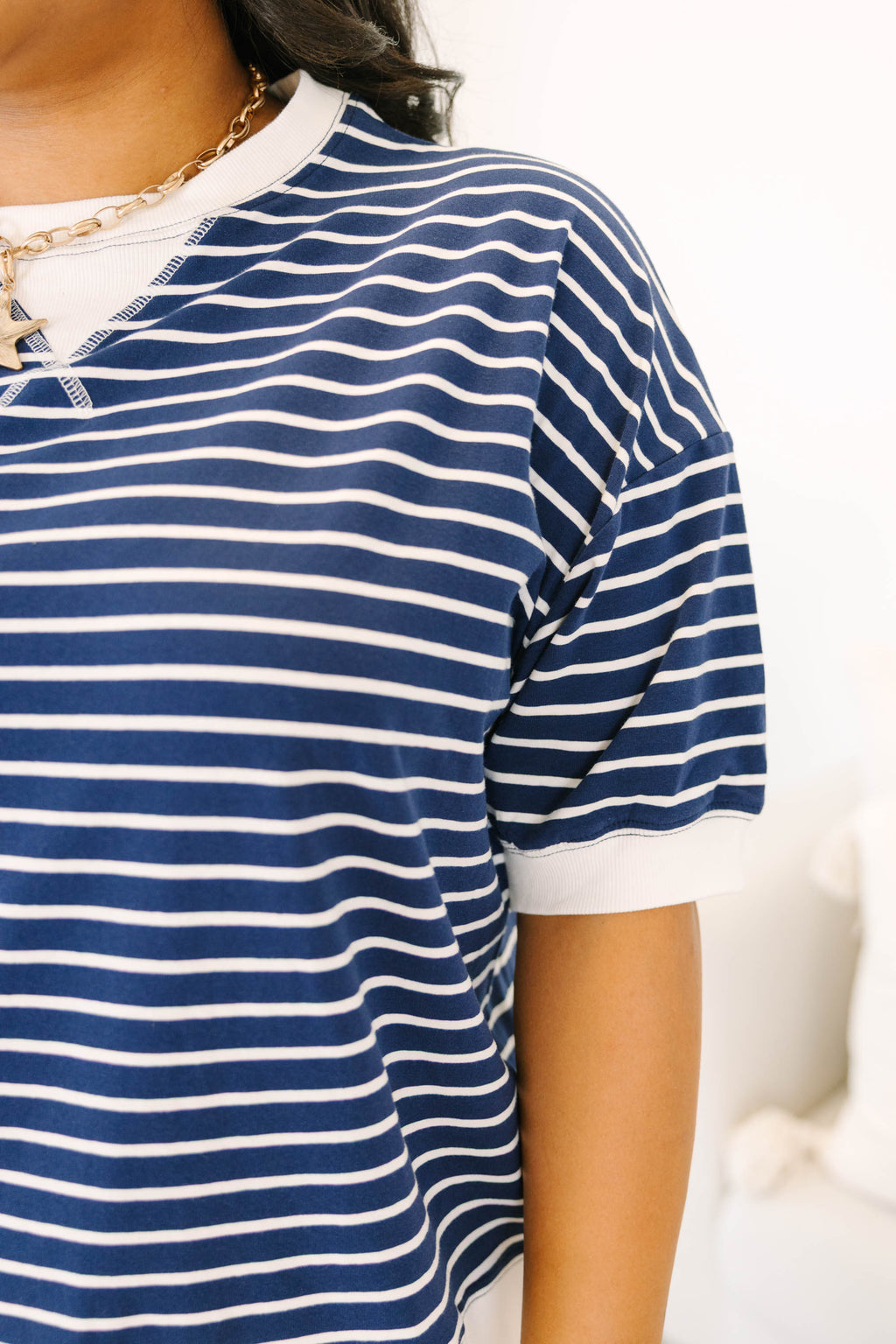 Just Relaxed Top, Navy