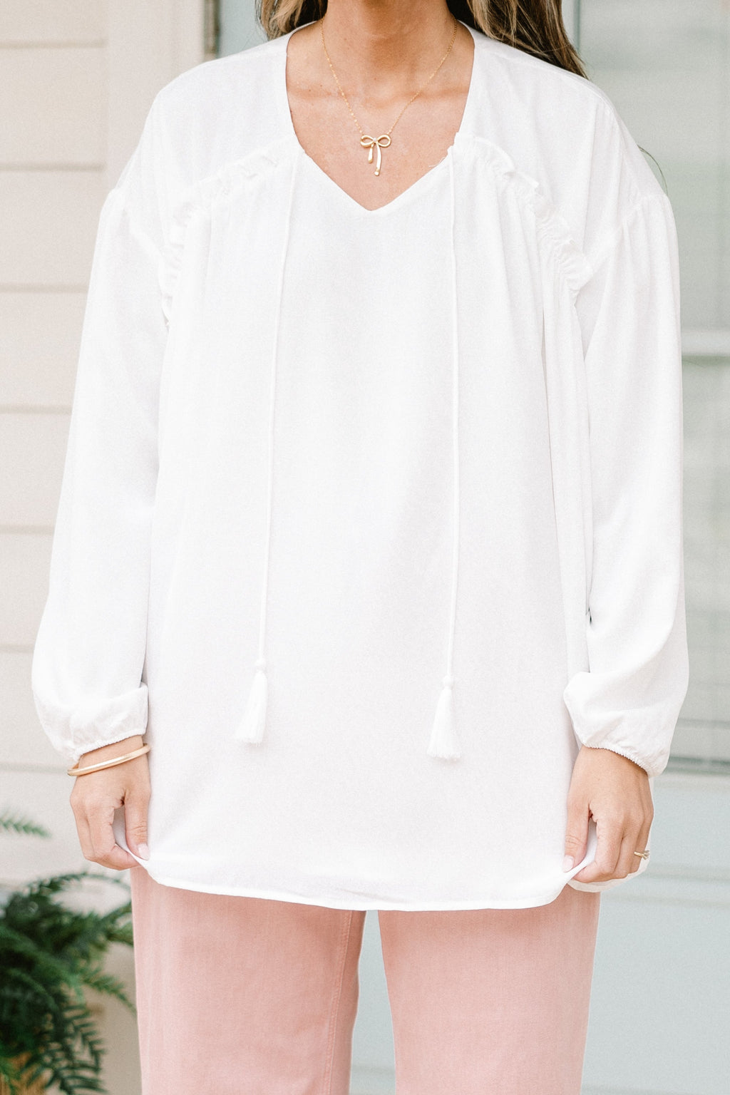 Just Stepping Out Top, White