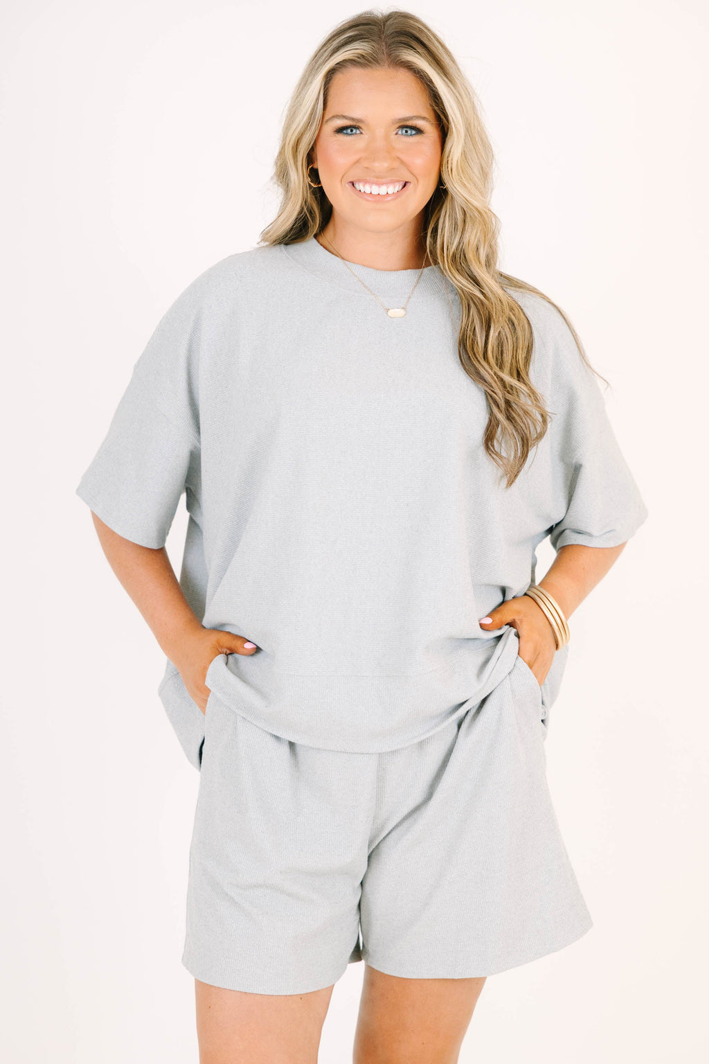 Keep It Moving Set, Heather Grey