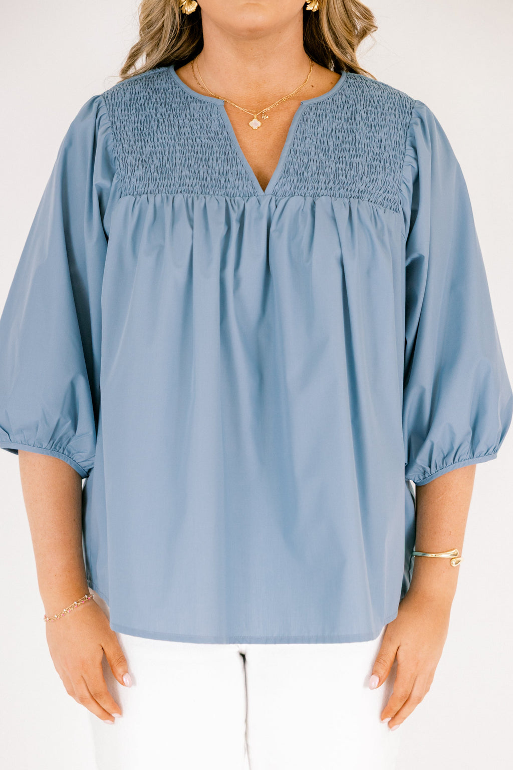 Keep It Up Top, Chambray
