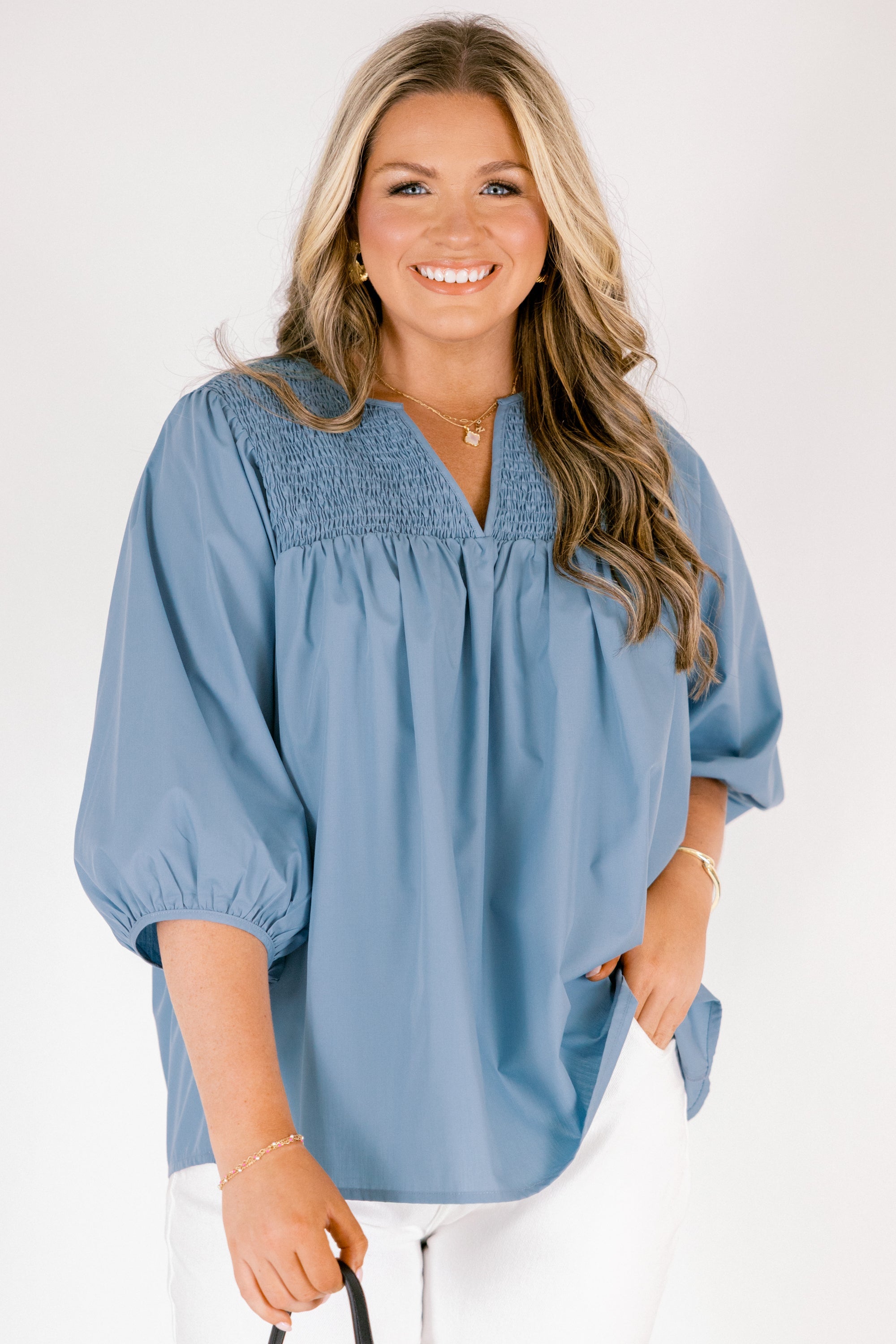 Keep It Up Top, Chambray