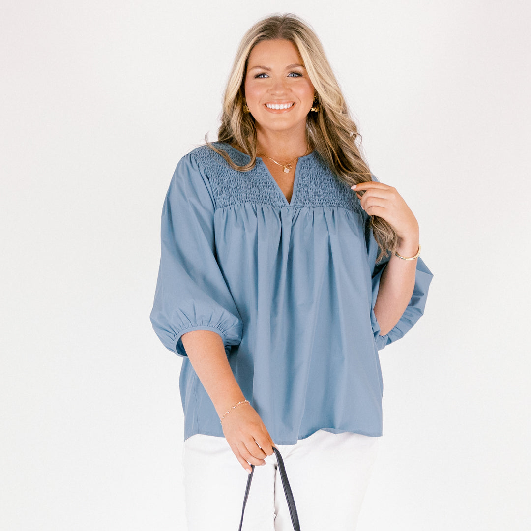 Keep It Up Top, Chambray
