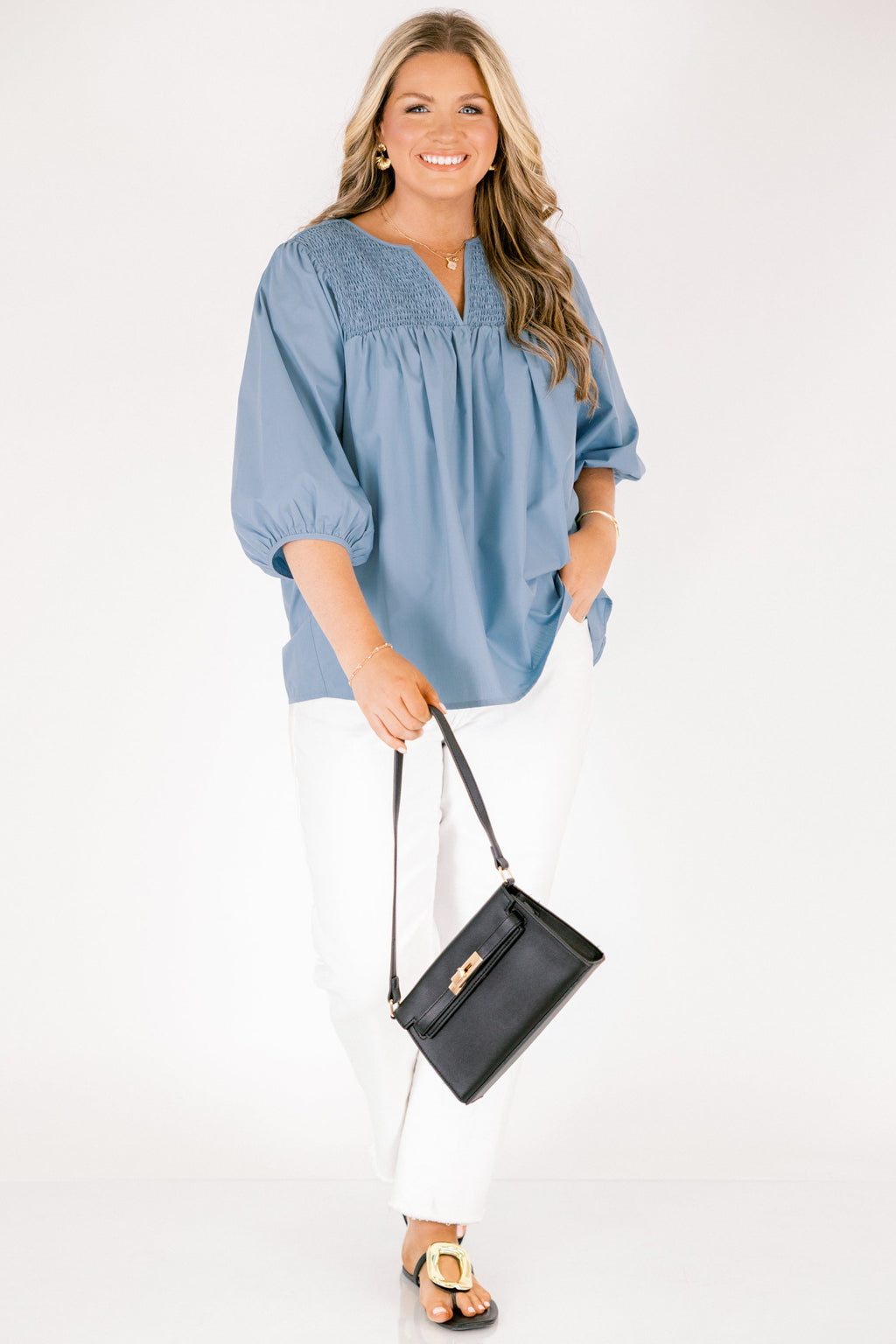 Keep It Up Top, Chambray