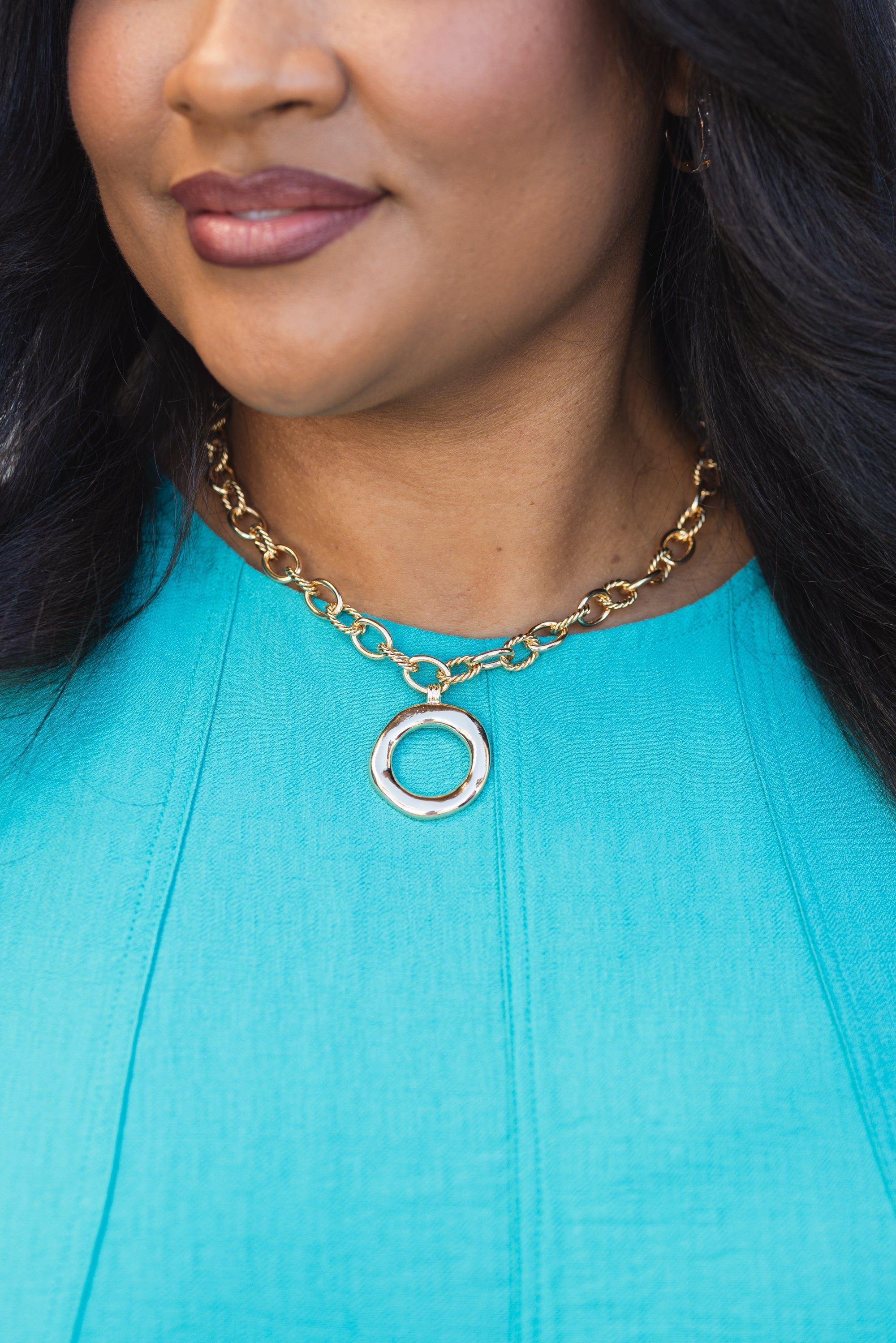 Keep It Warm Necklace, Gold