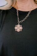 Keep Me Closer Necklace, Cream