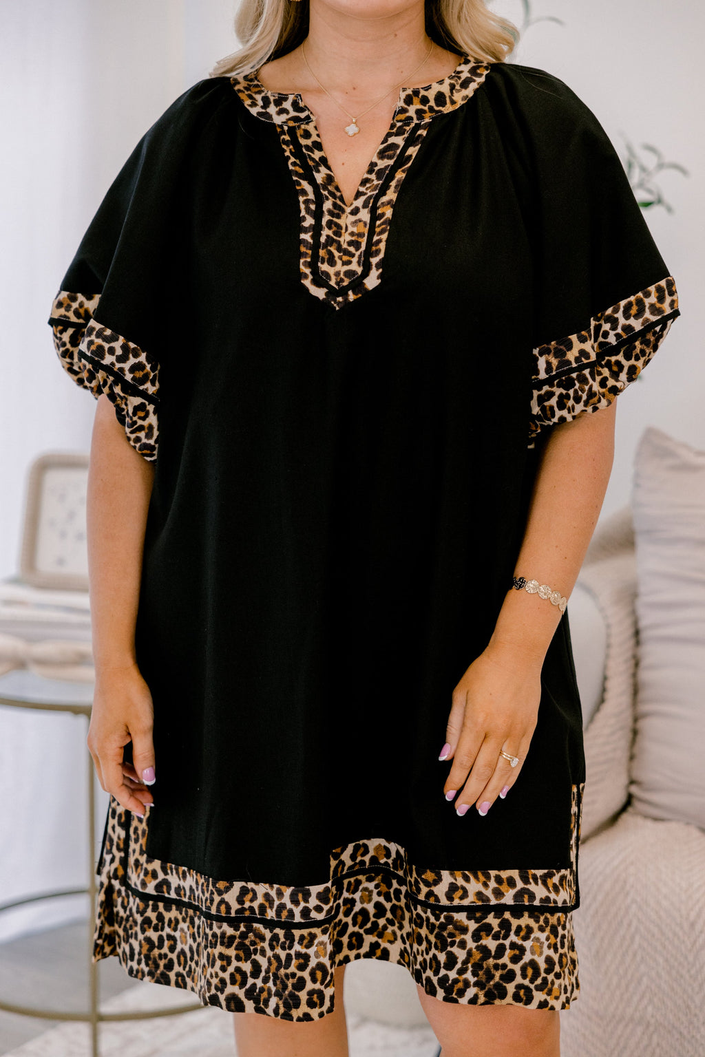 Keep Me Company Dress, Black
