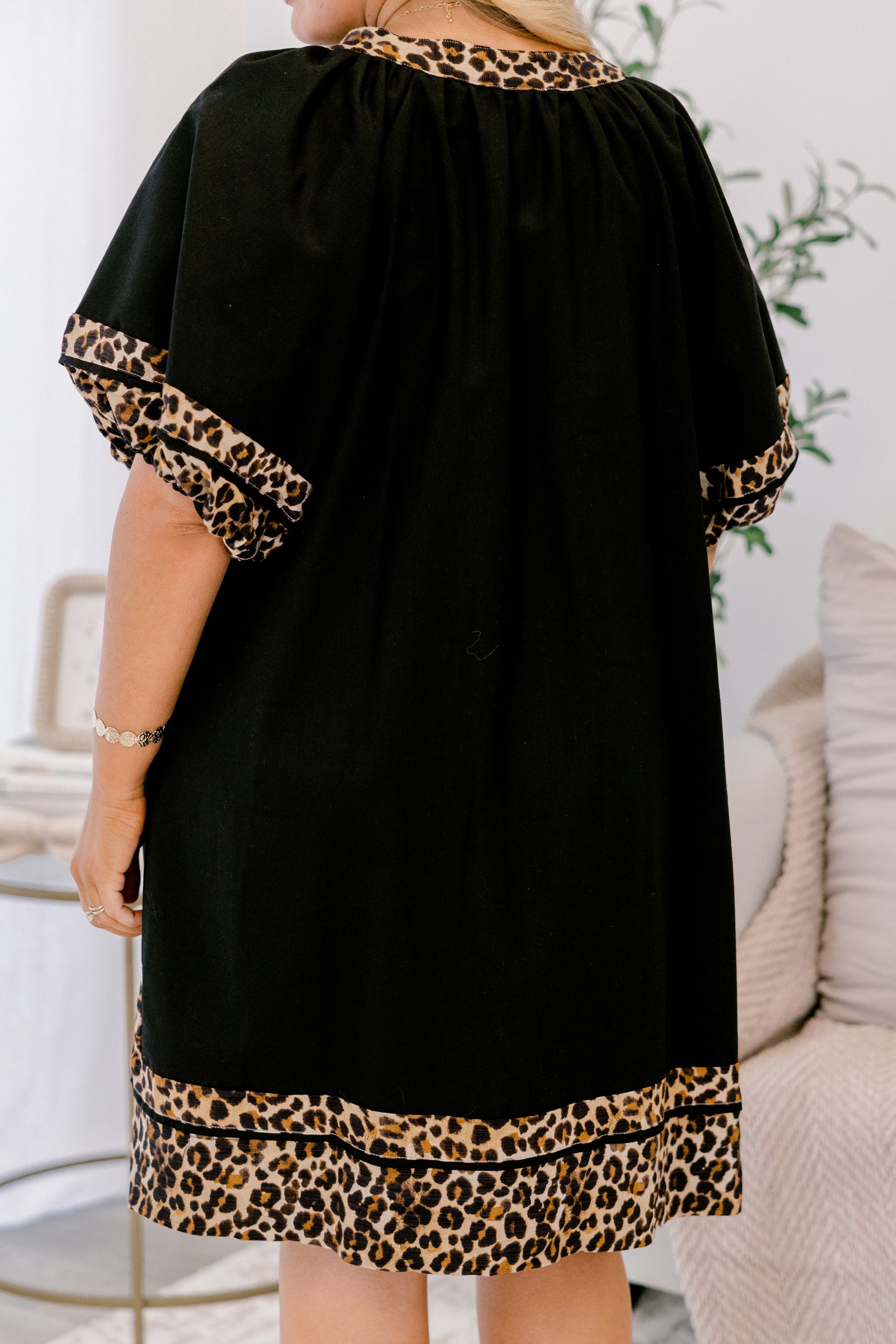 Keep Me Company Dress, Black