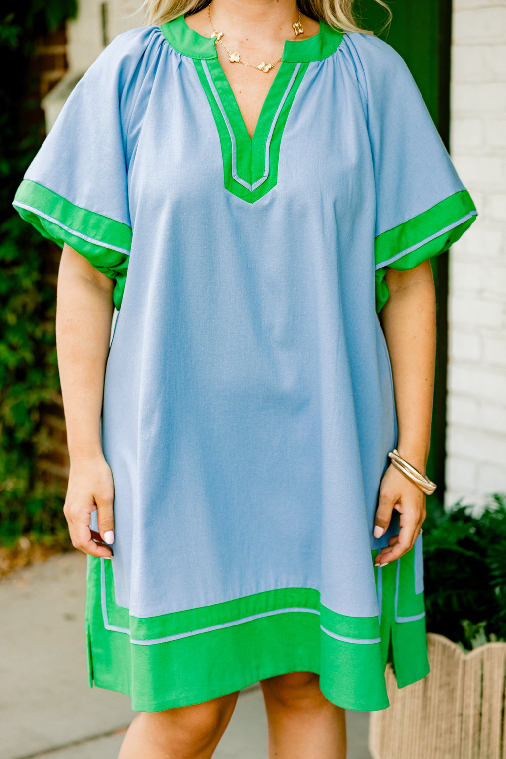 Keep Me Company Dress, Blue