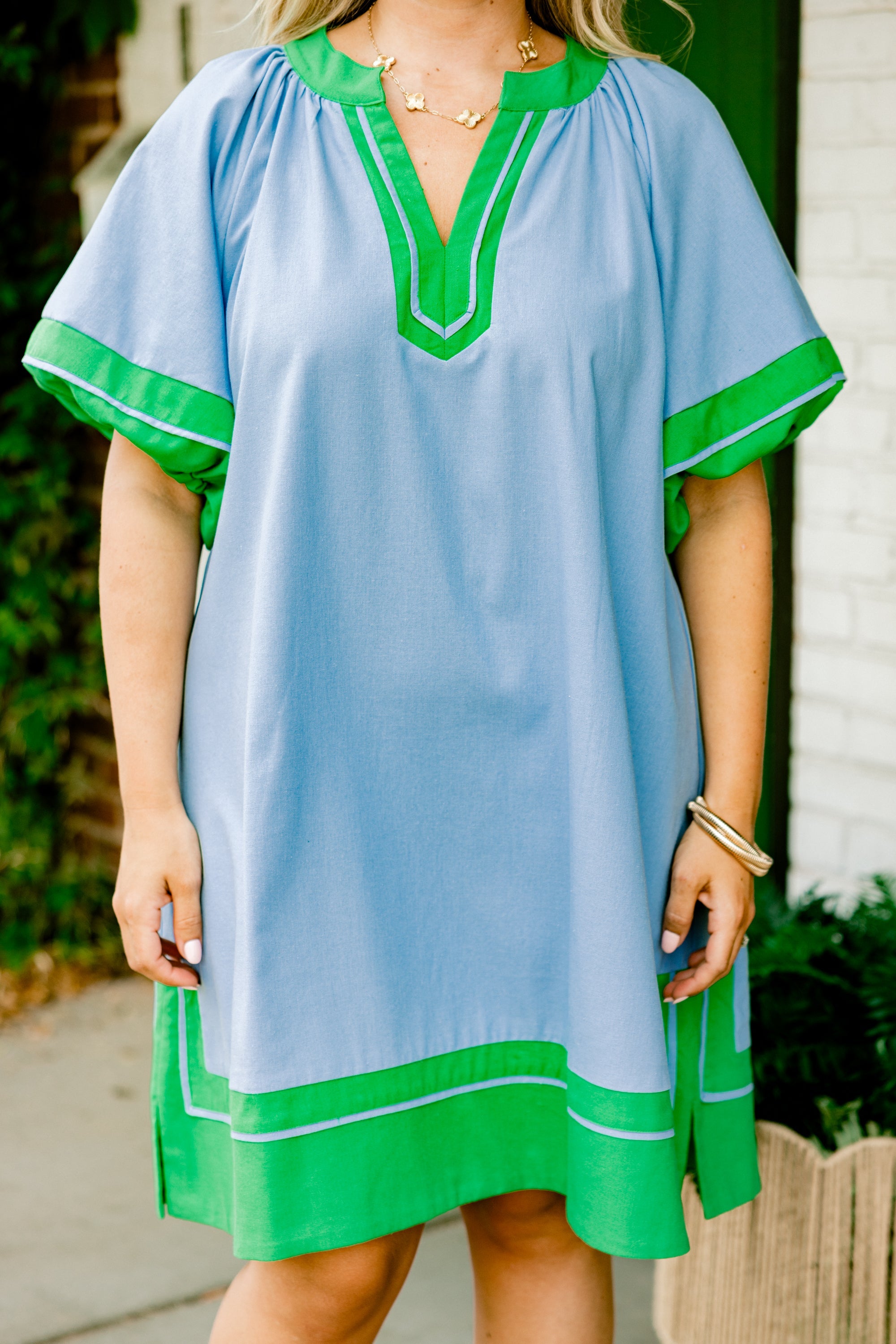 Keep Me Company Dress, Blue