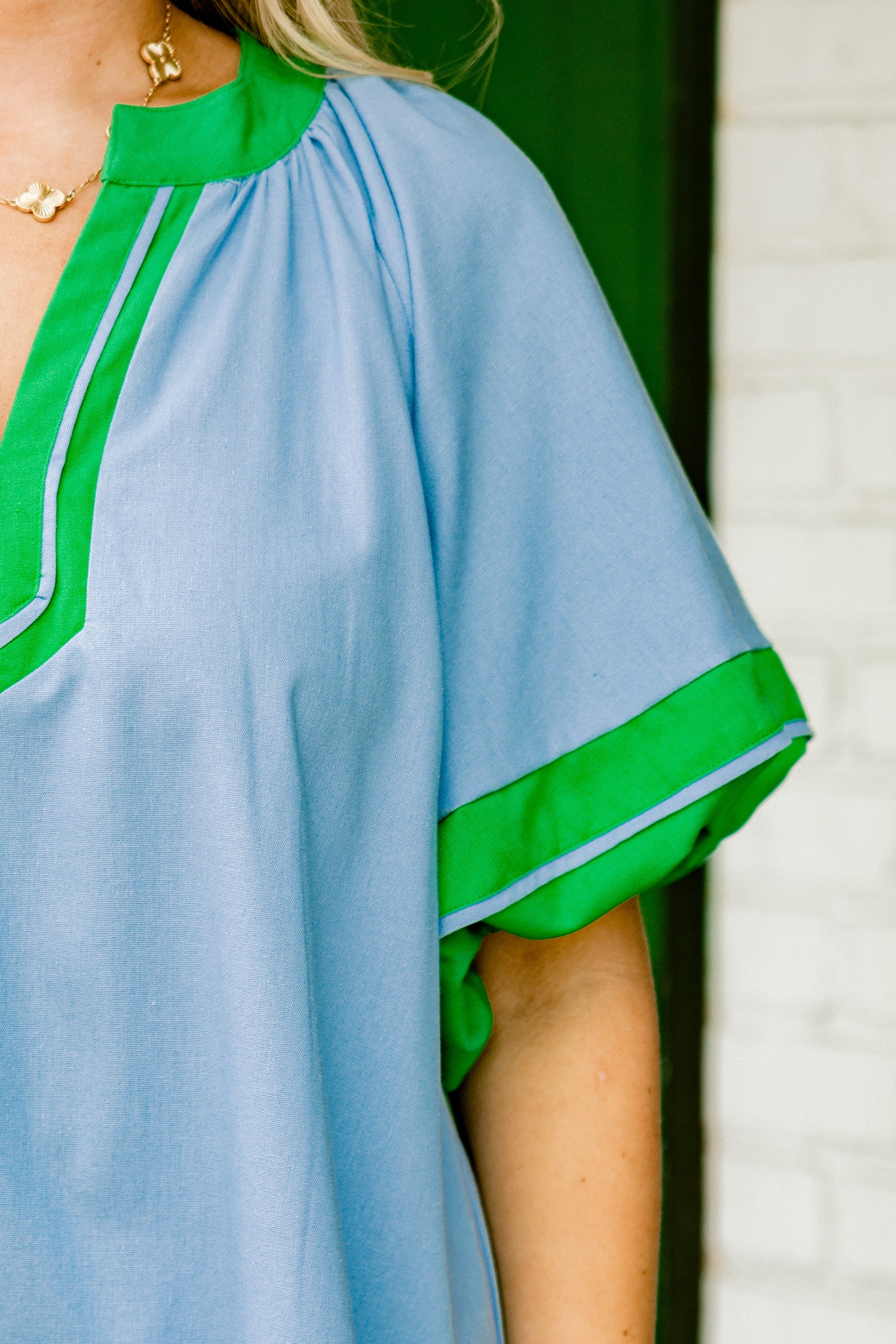 Keep Me Company Dress, Blue
