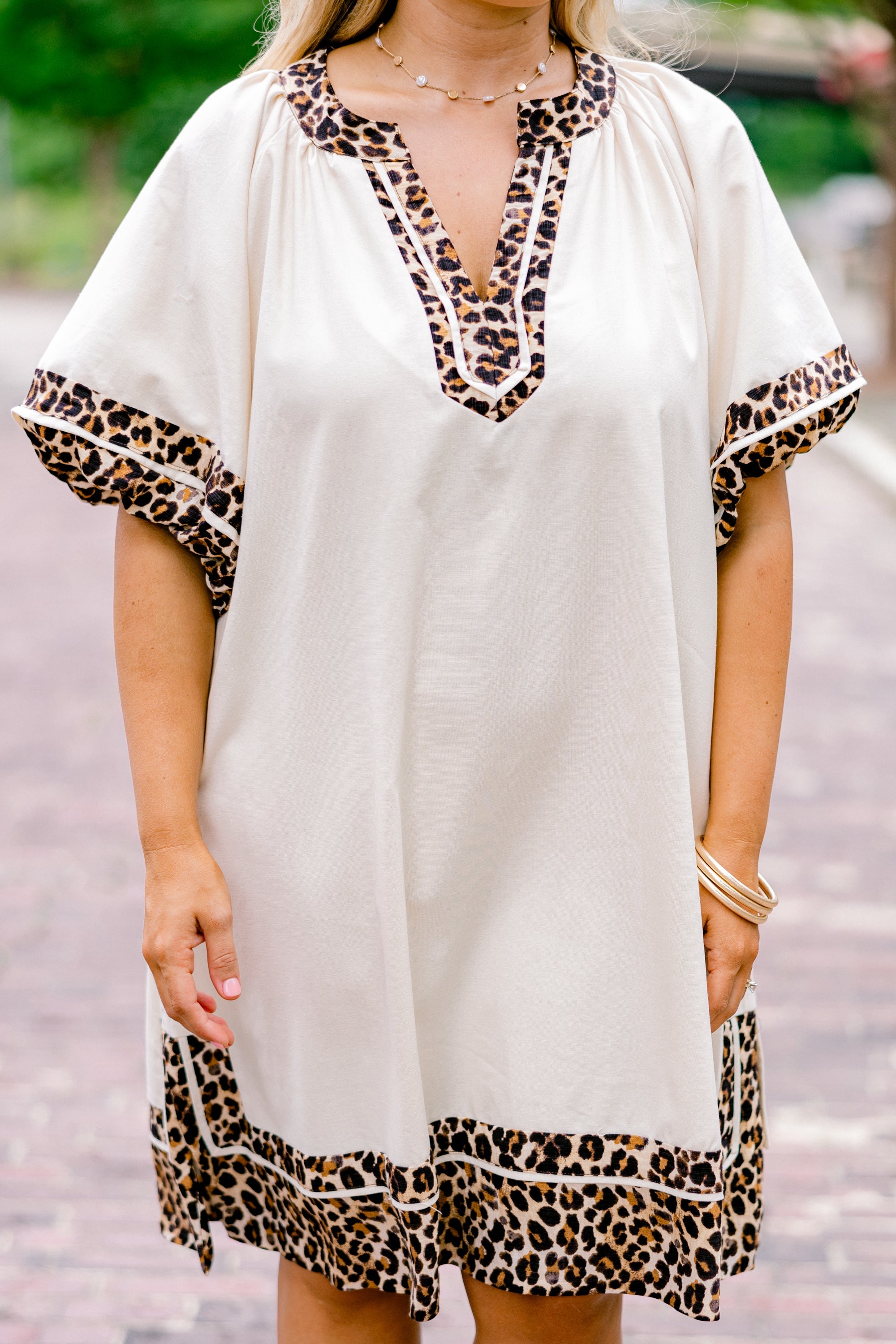Keep Me Company Dress, Cream