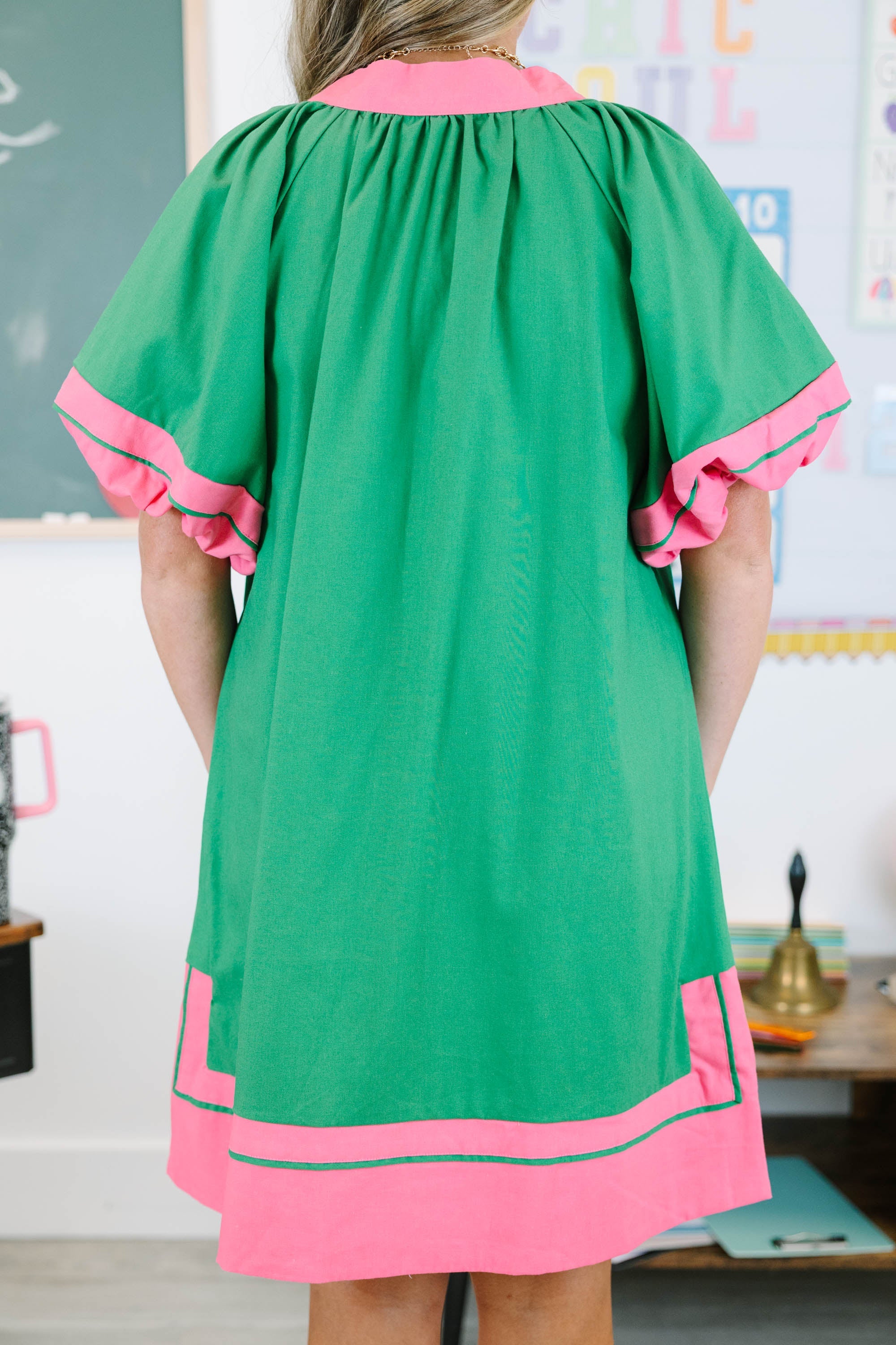 Keep Me Company Dress, Kelly Green