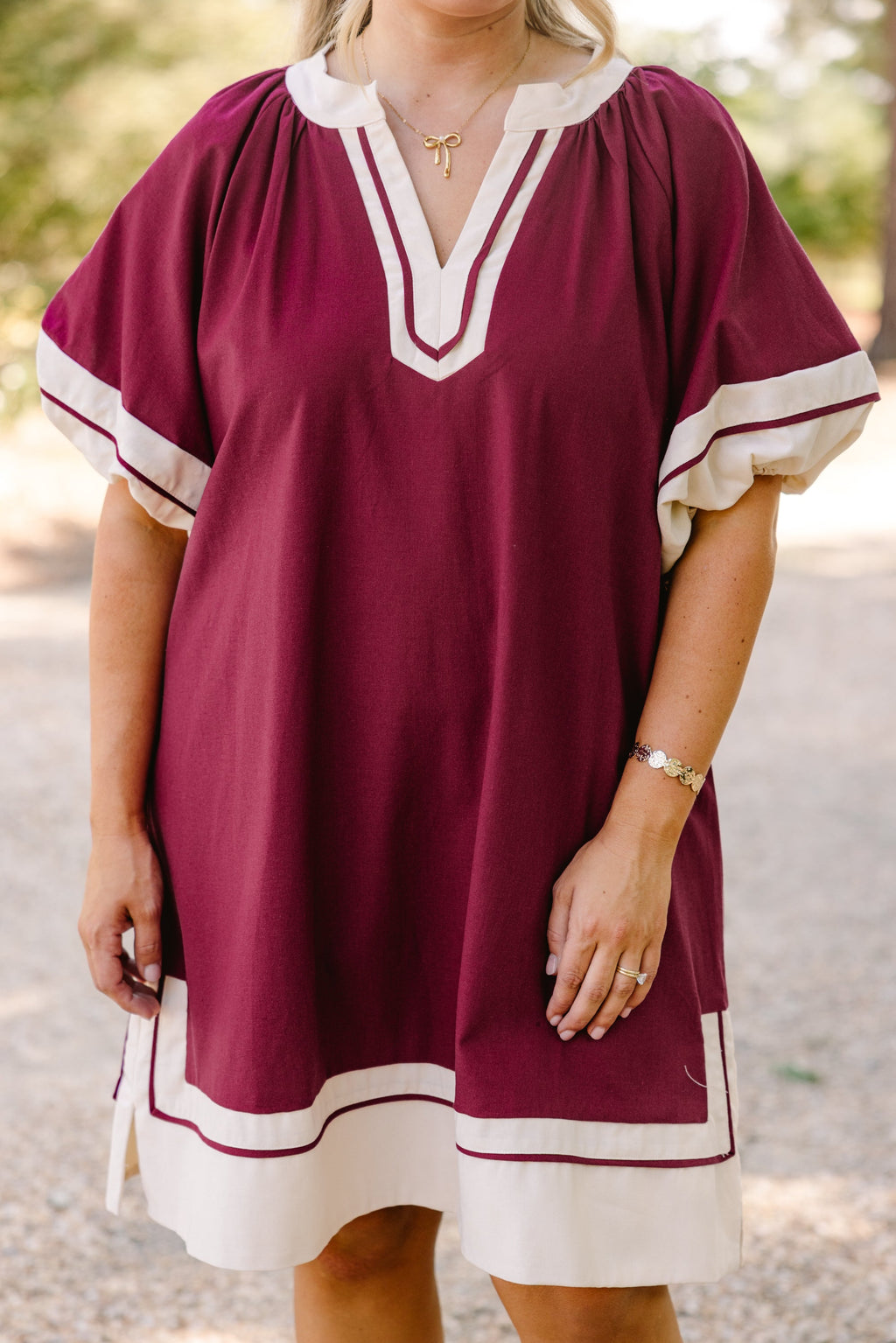 Keep Me Company Dress, Plum