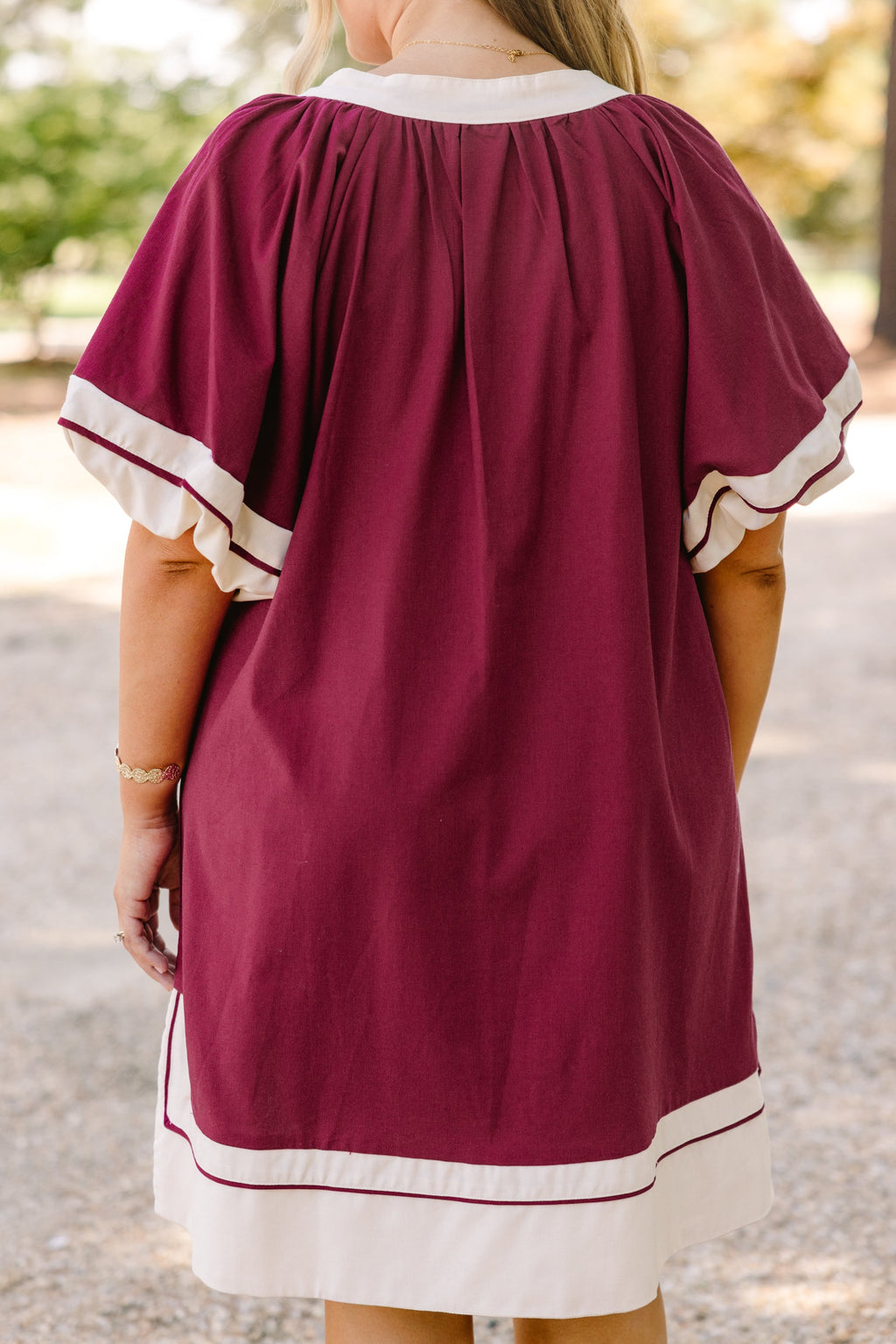 Keep Me Company Dress, Plum