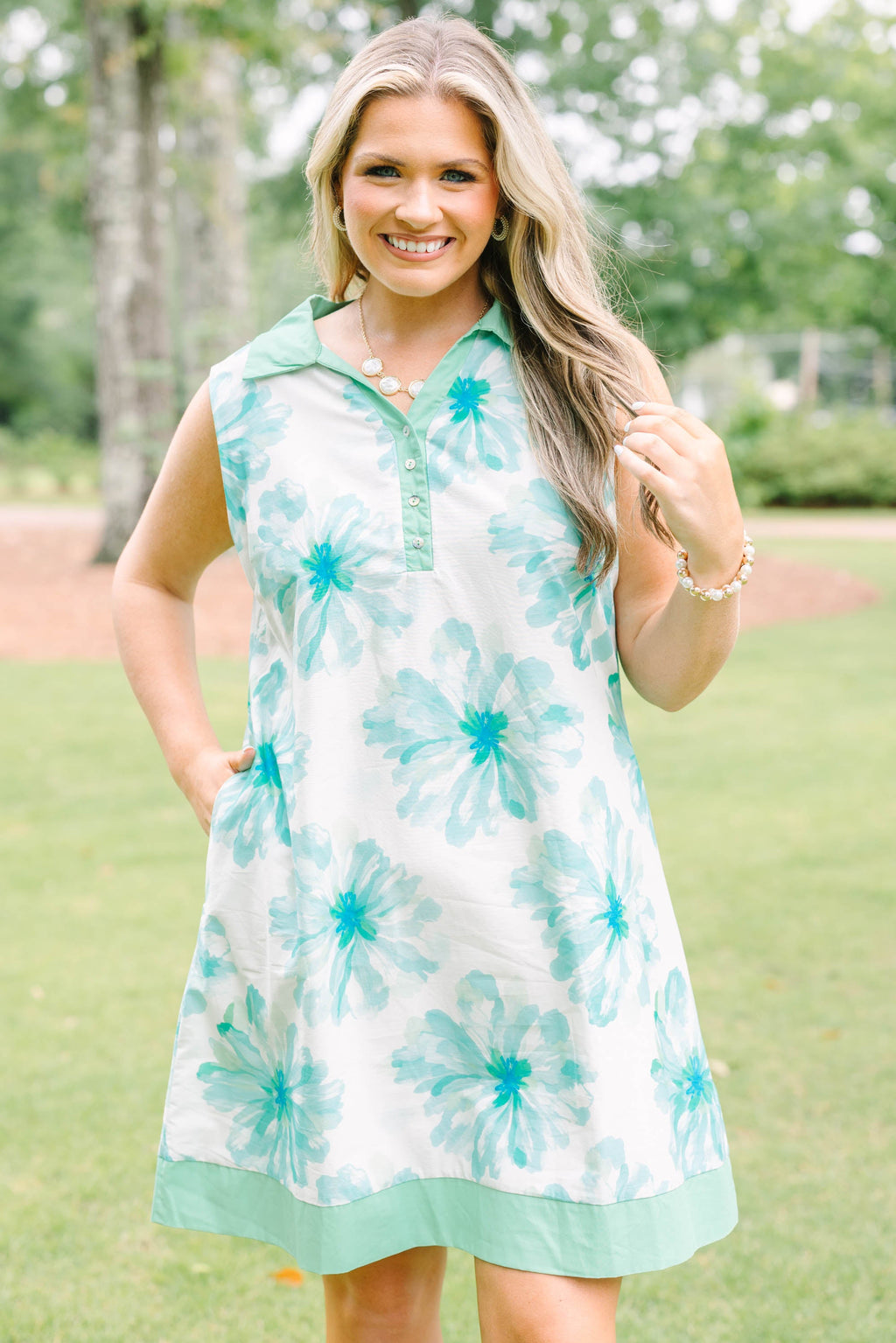 Keep Me Honest Dress, Green