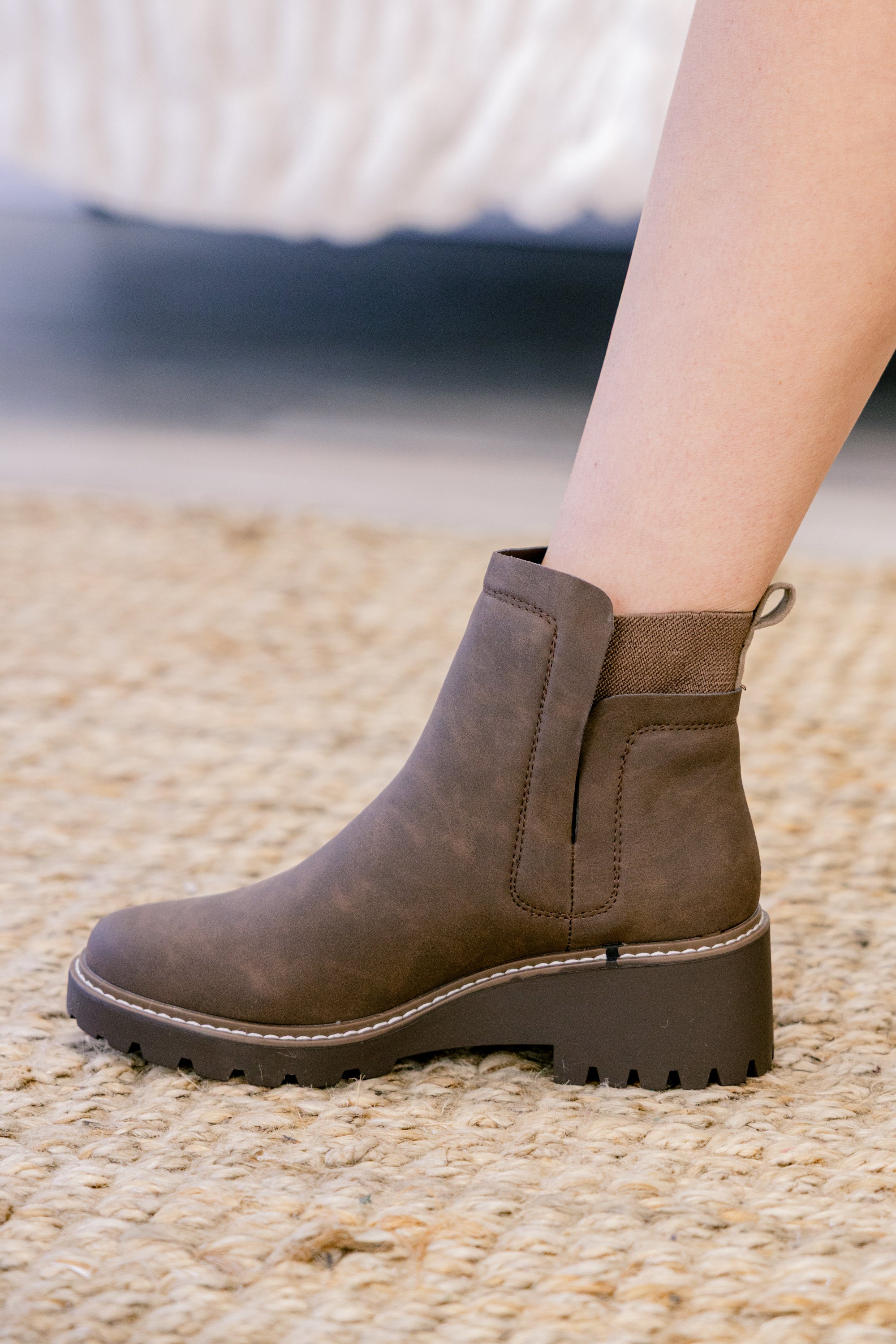 Keep The Cool Booties, Brown