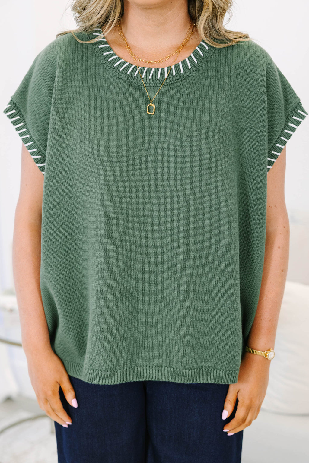 Keep Traveling Top, Green