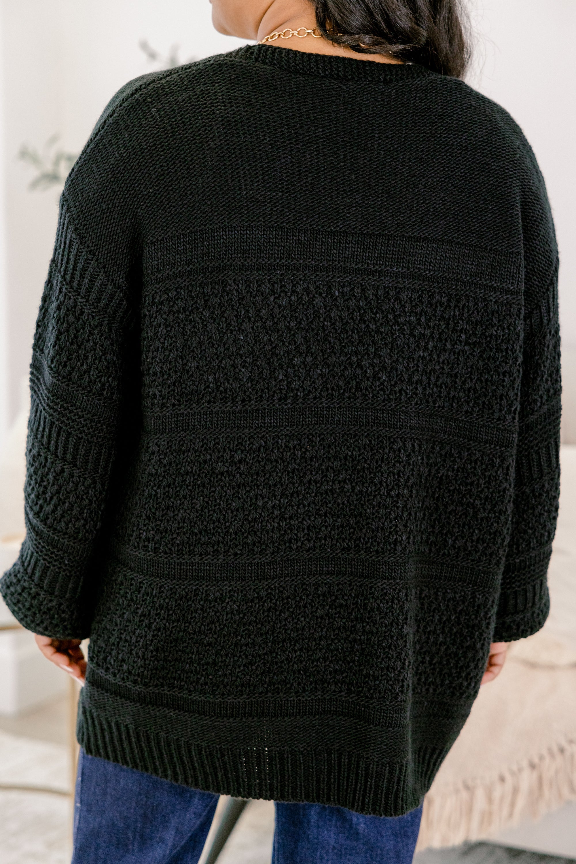 Keepin' Cozy Cardigan, Black