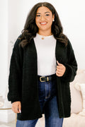 Keepin' Cozy Cardigan, Black