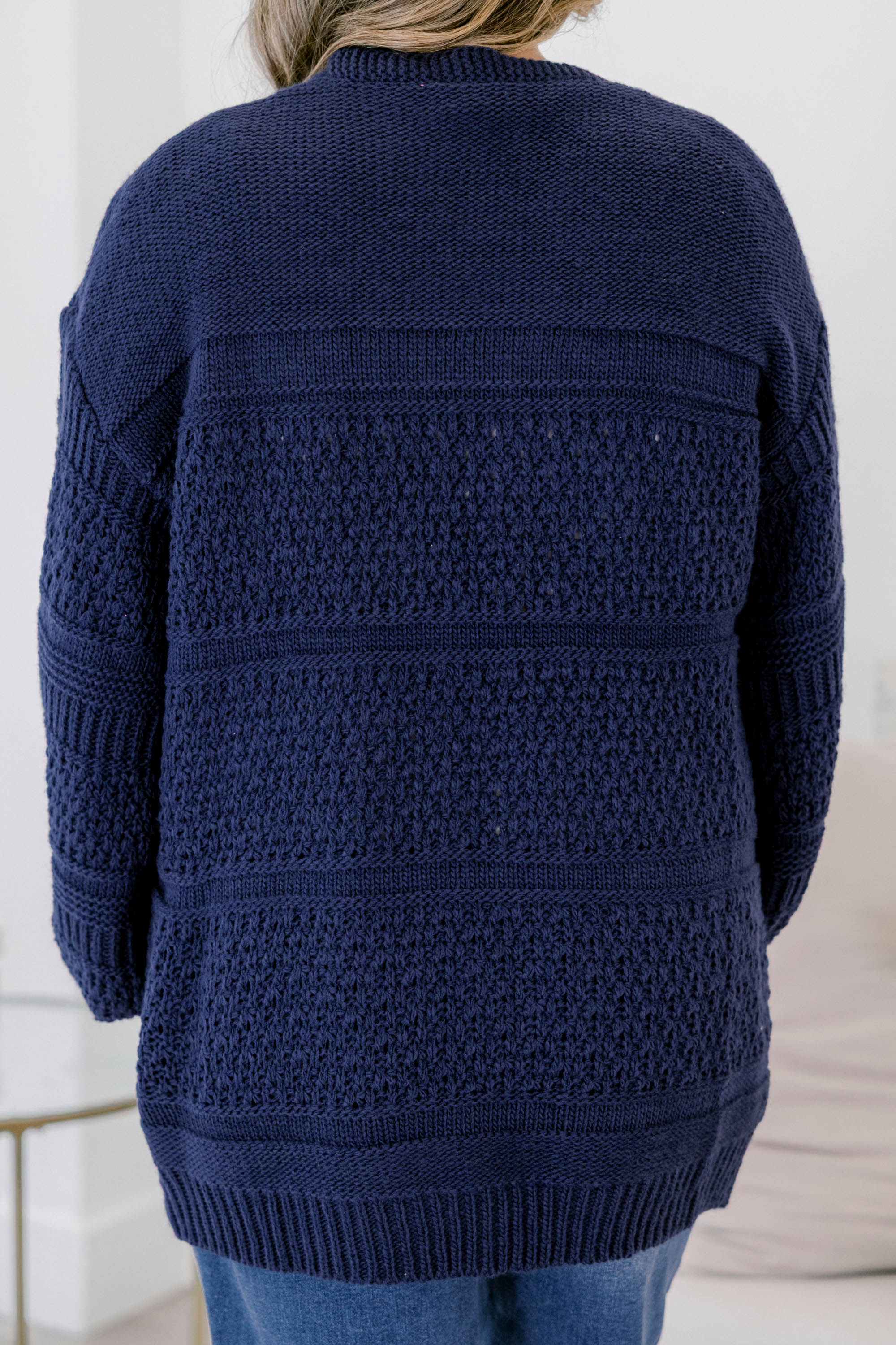 Keepin' Cozy Cardigan, Navy