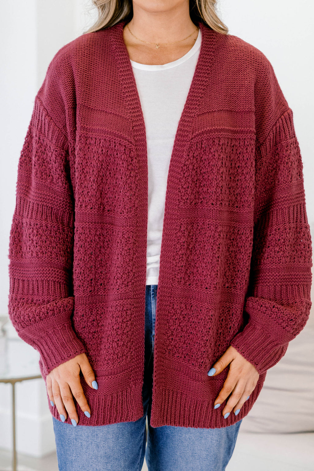 Keepin' Cozy Cardigan, Pink