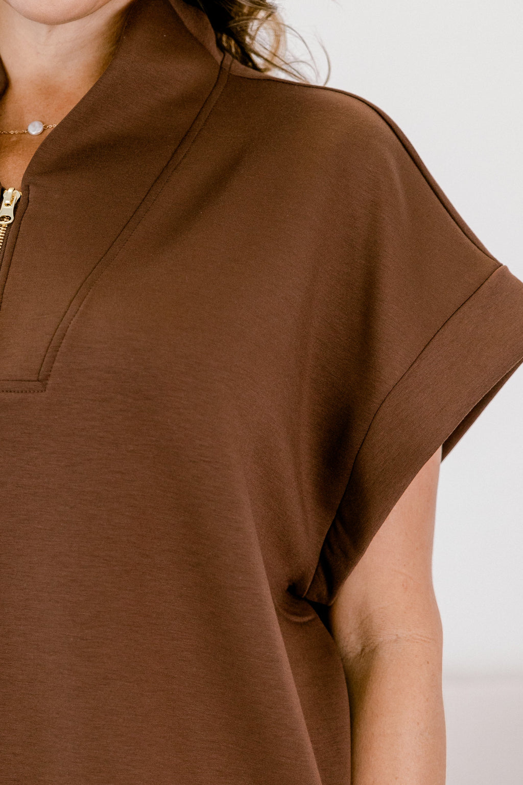 Keepin' It Simple Top, Brown