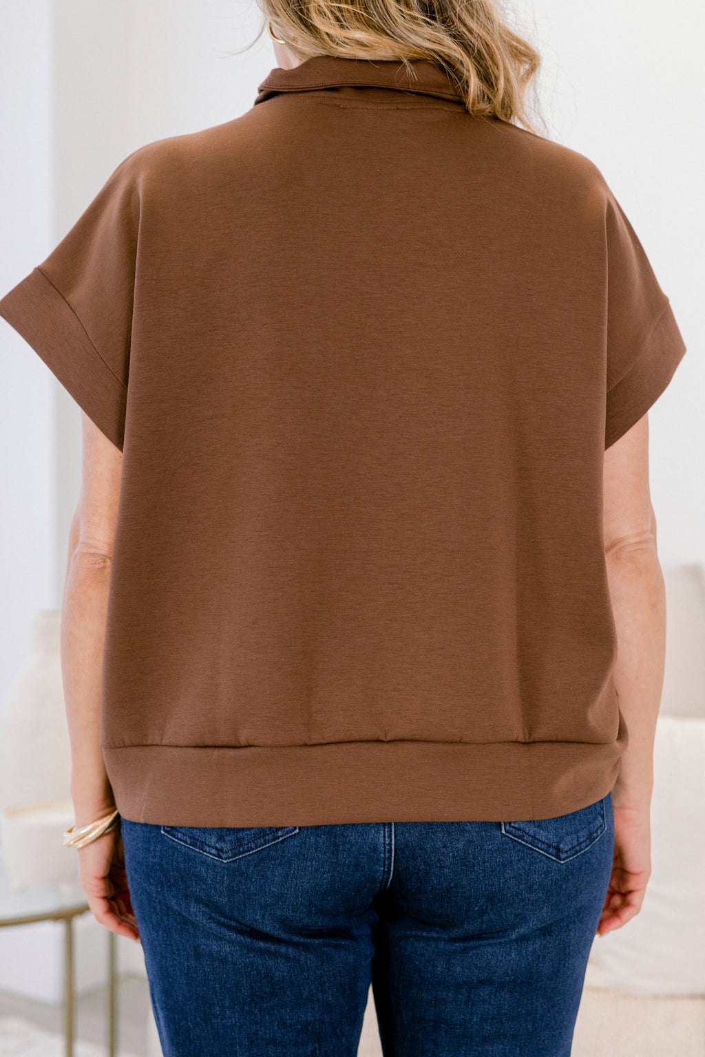 Keepin' It Simple Top, Brown