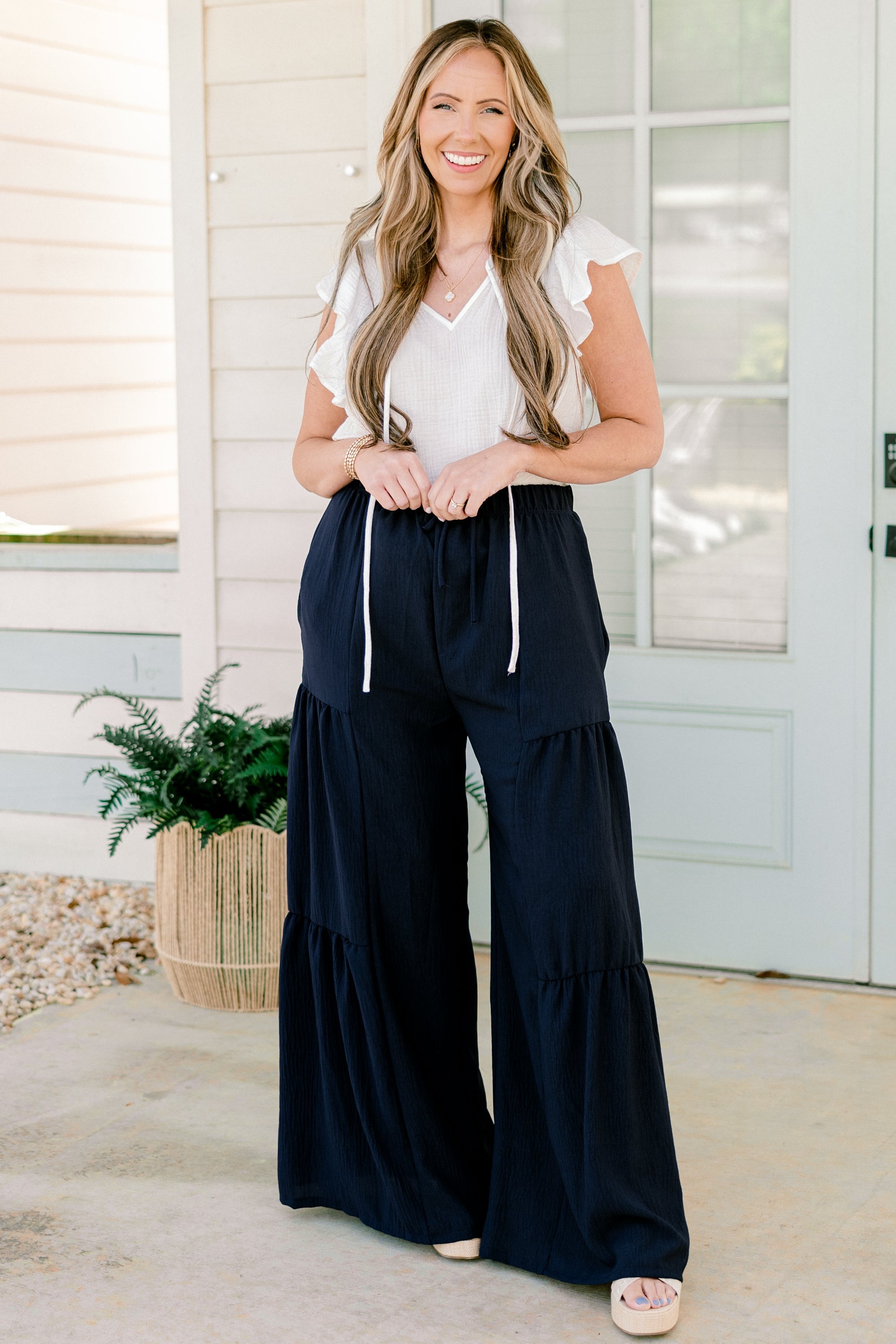 Keeping It Cool Pants, Navy
