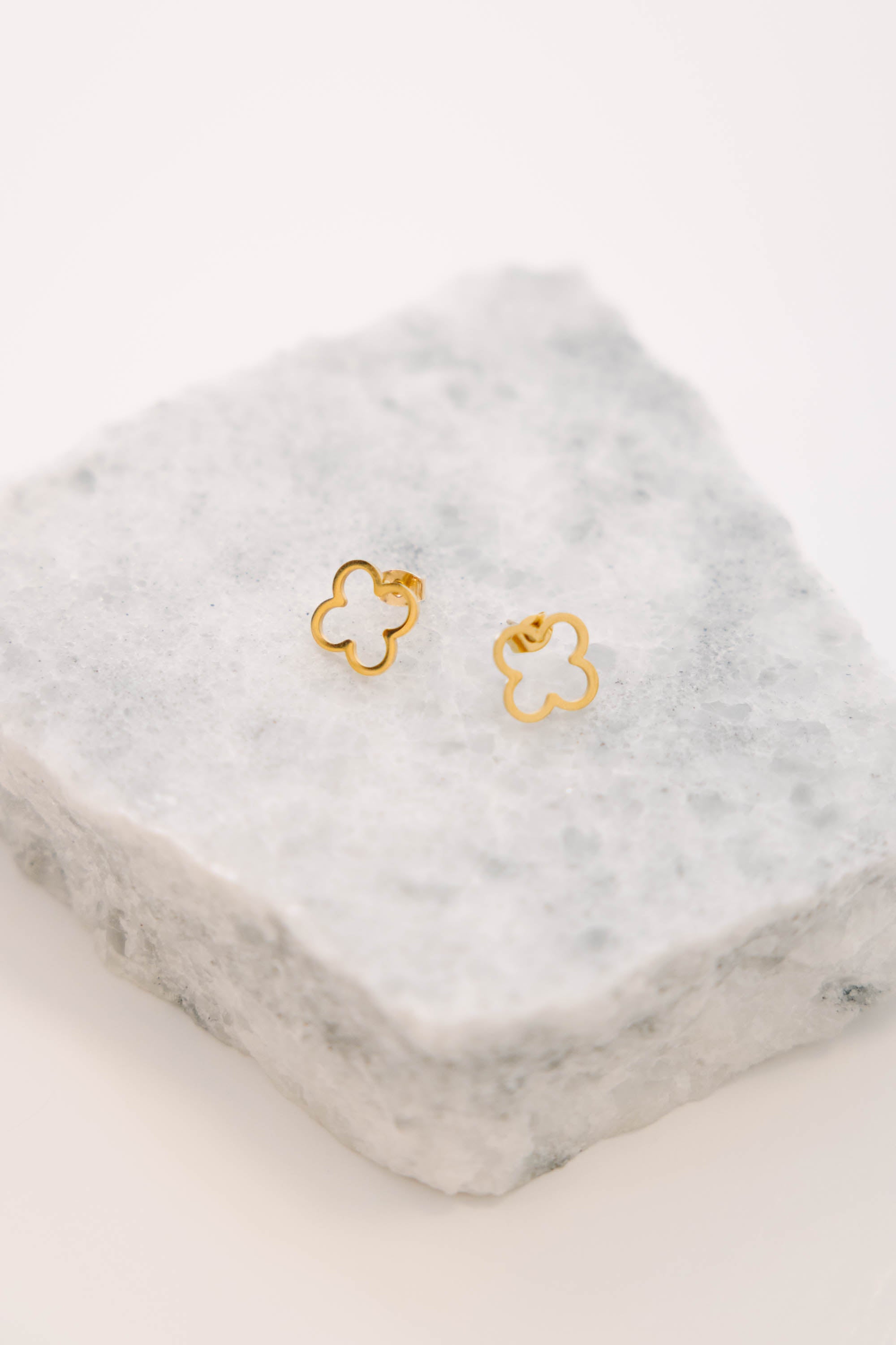 Keeping My Luck Earrings, Gold