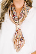 Keeping You Close Scarf Ring, Pearl
