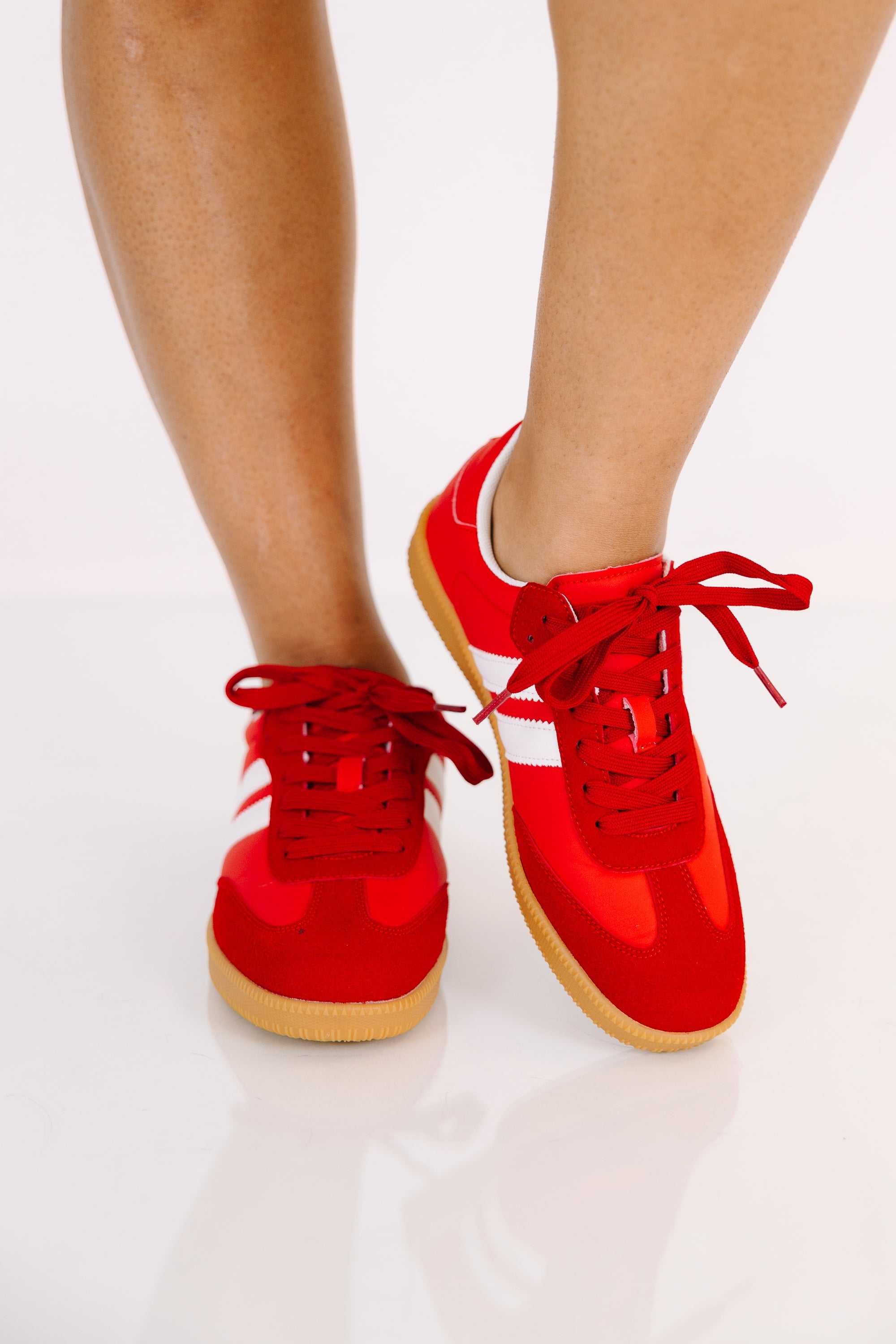 Keep Shining Sneakers, Red